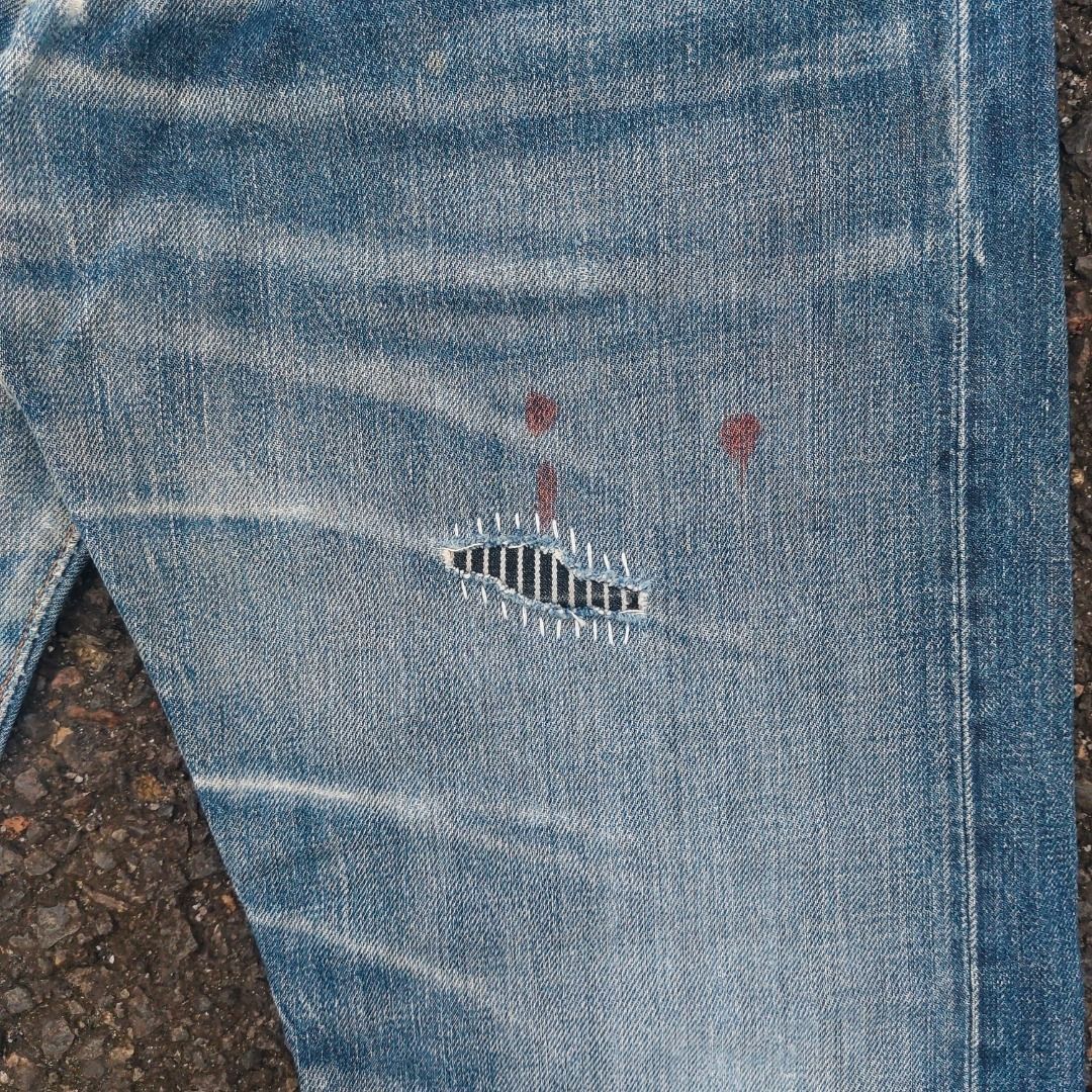 Ralph Lauren Vintage ripped RRL denim Size US 33 - 7 Thumbnail