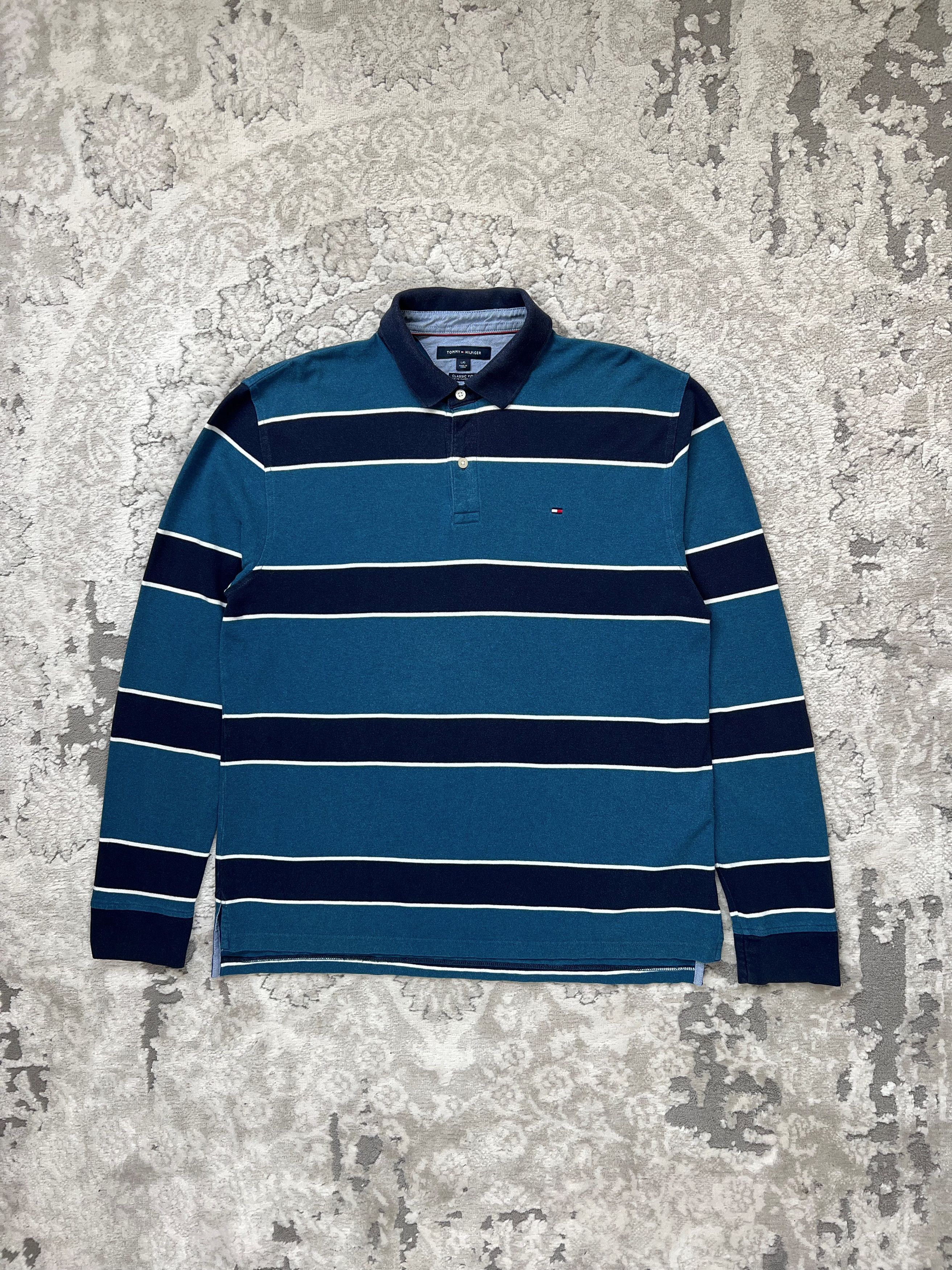 Tommy Hilfiger Tommy Hilfiger Classic Fit Rugby-Style Polo Long Sleeve L Size US L / EU 52-54 / 3 - 1 Thumbnail