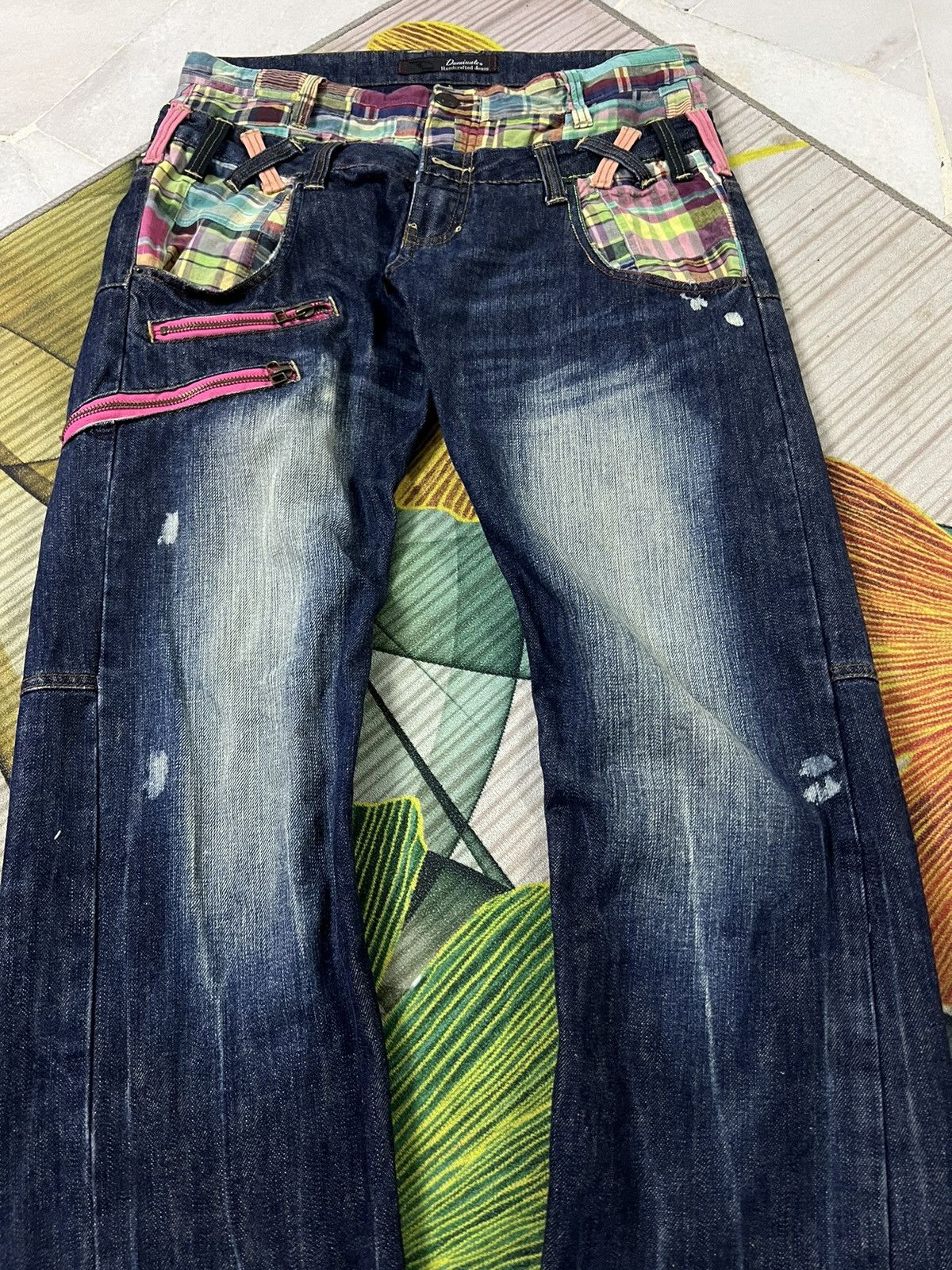 Japanese Brand × Seditionaries VTG DOMINATE HANDCRAFTED DOUBLE WAIST JEANS Size US 32 / EU 48 - 3 Thumbnail