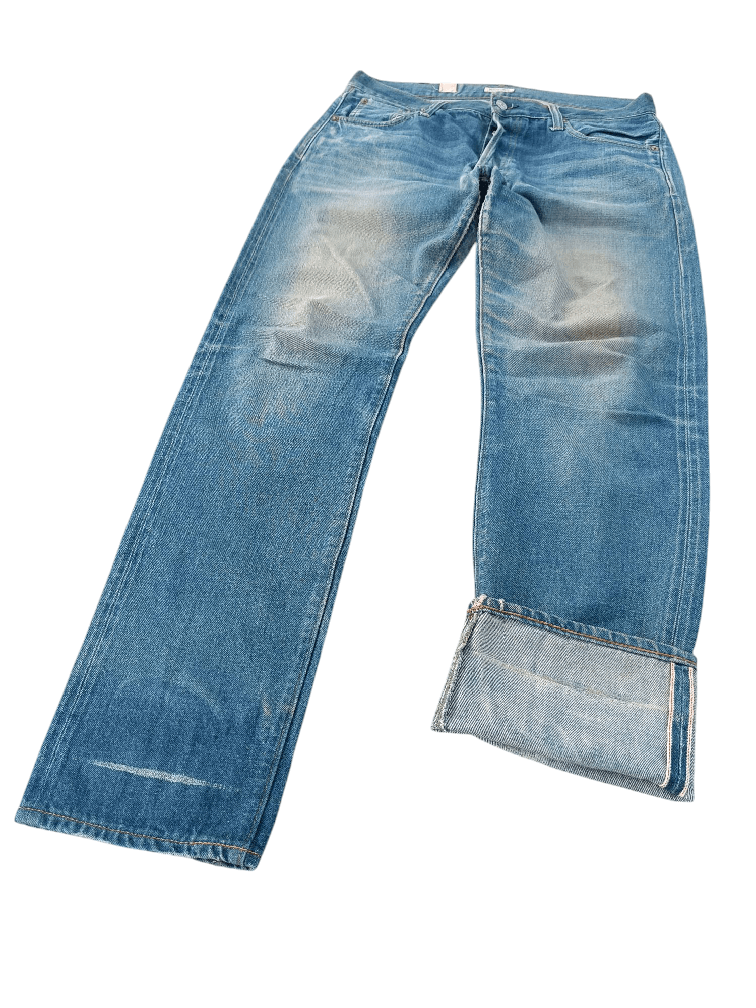 Japanese Brand × Vintage VINTAGE Relume Selvedge Whiskers Faded Denim E243i Size US 32 / EU 48 - 7 Thumbnail