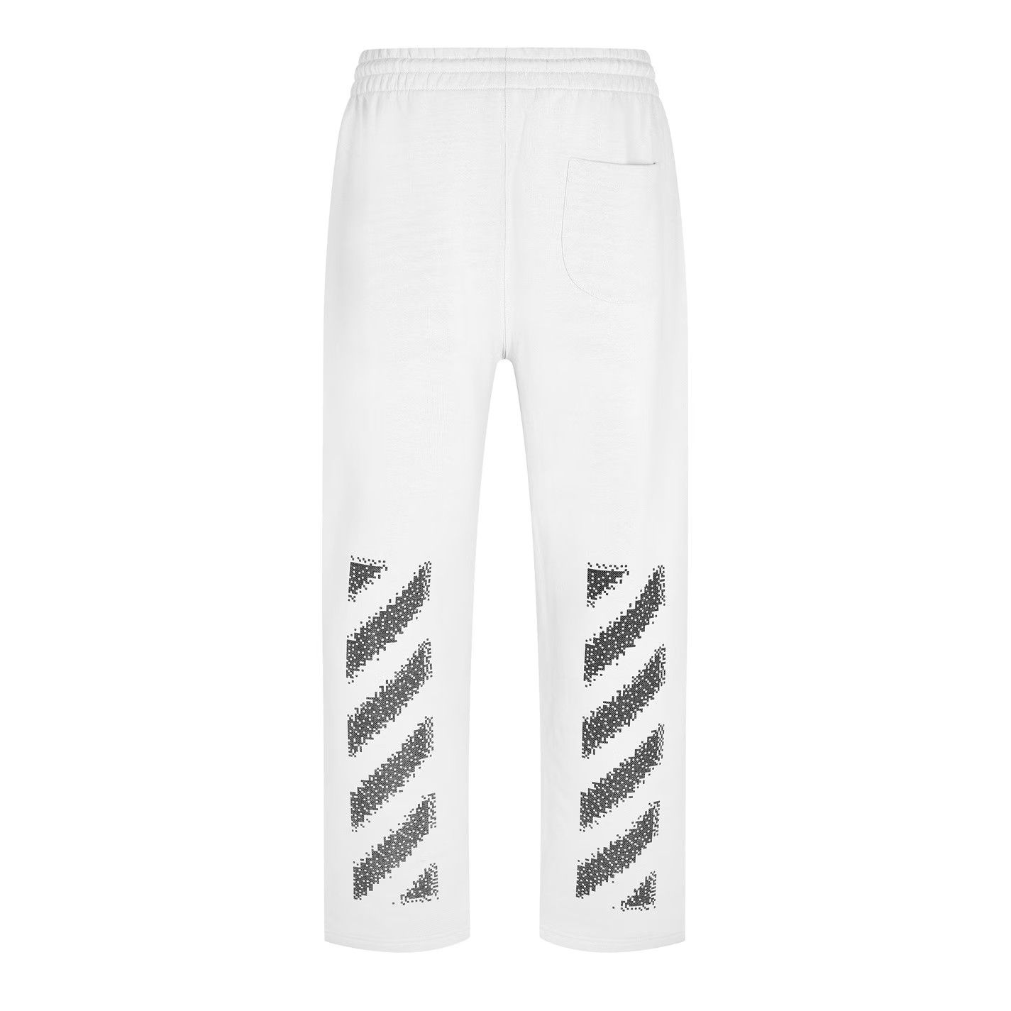 Off-White o1g2r1mq0226 Closed Hem Fleece Sweatpants & Joggers In White Size US 30 / EU 46 - 2 Thumbnail