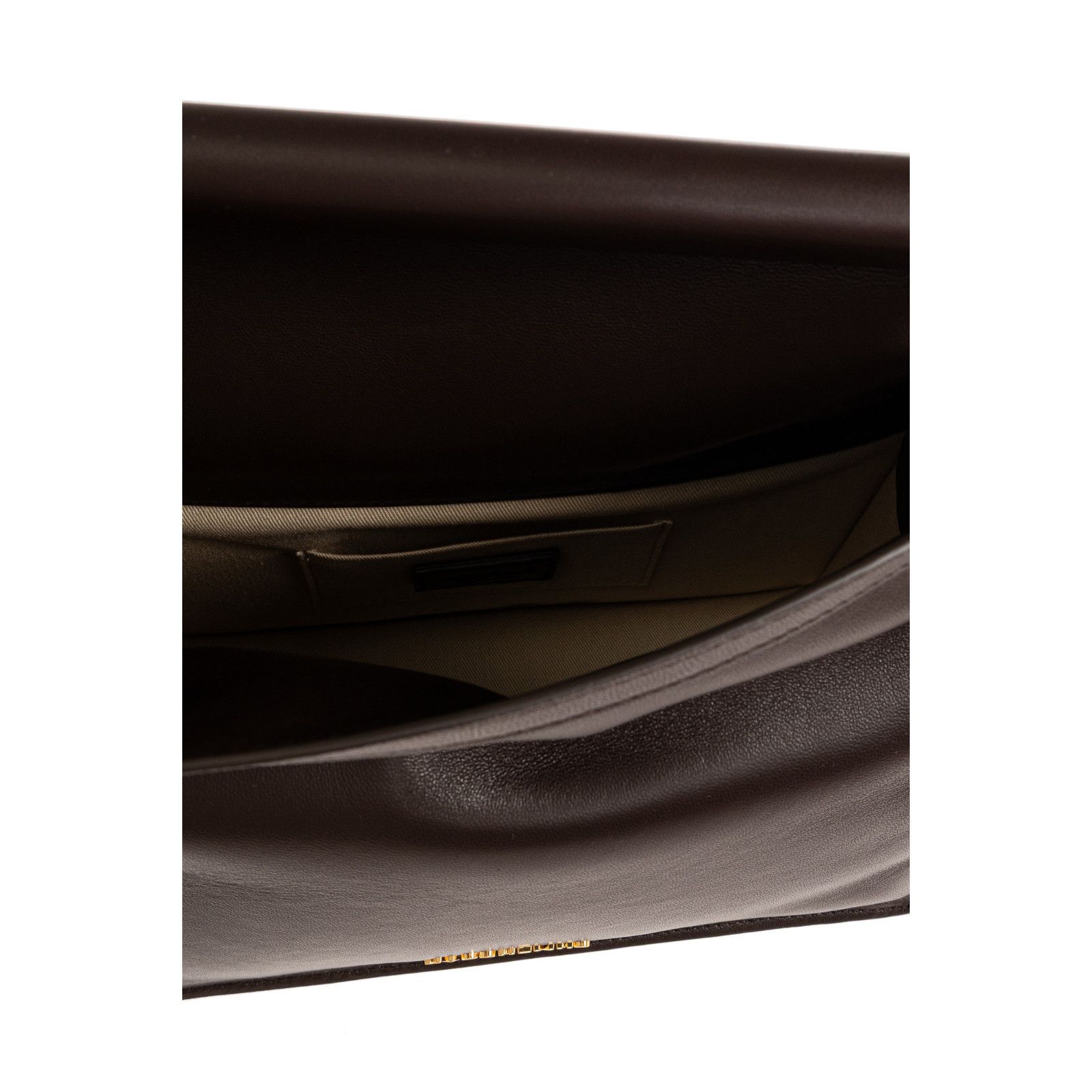 Jacquemus JACQUEMUS La Pochette Rond Brown Leather Handbag New & Authe Size ONE SIZE - 4 Thumbnail