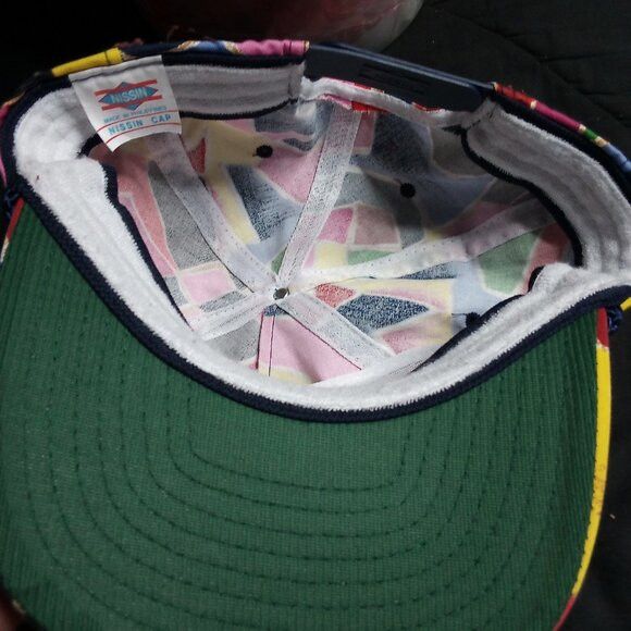 Other Deadstock Vintage Abstract Geometric Snap Trucker Hat Cap Size ONE SIZE - 7 Thumbnail