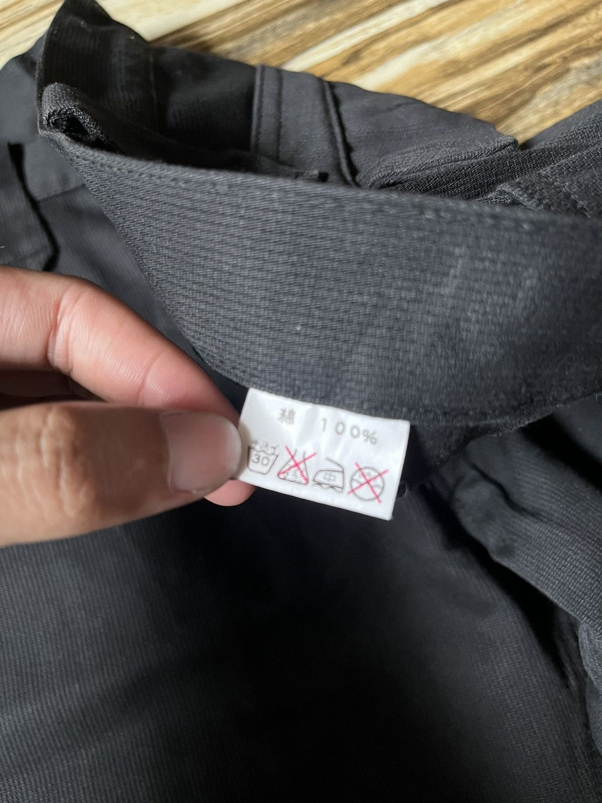 RIPVANWINKLE 🇯🇵Y2K Workwear Bootcut Black Jeans Button Corduroy Flare Size US 32 / EU 48 - 8 Thumbnail