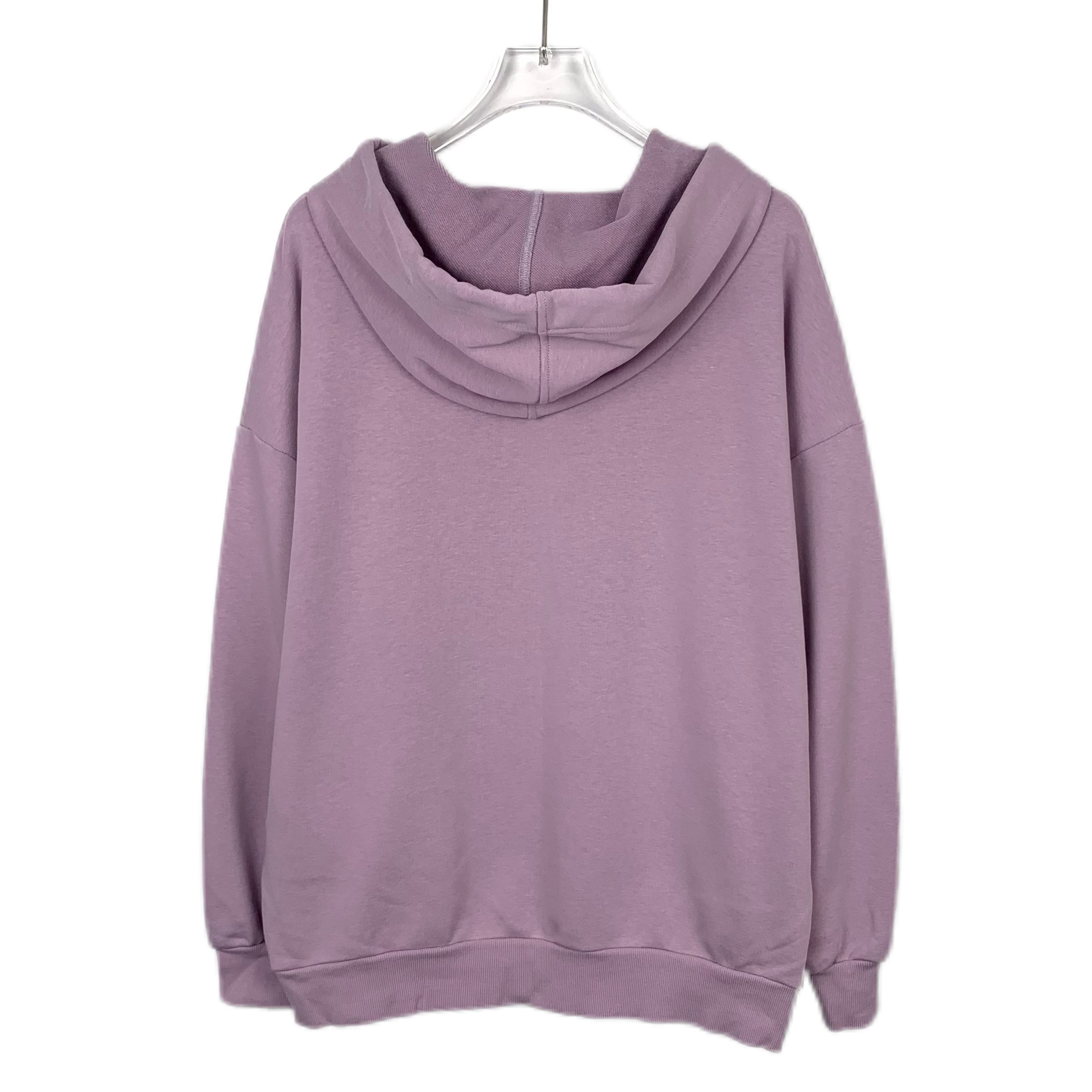 Max Mara MaxMara Hoodie – Purple Logo Print Cotton Hoodie (Size XS) Size XS / US 0-2 / IT 36-38 - 7 Thumbnail