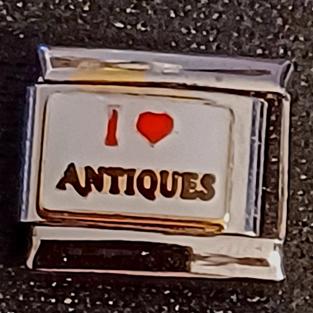 Handmade I Love Antiques Italian Charm Size ONE SIZE - 1 Preview
