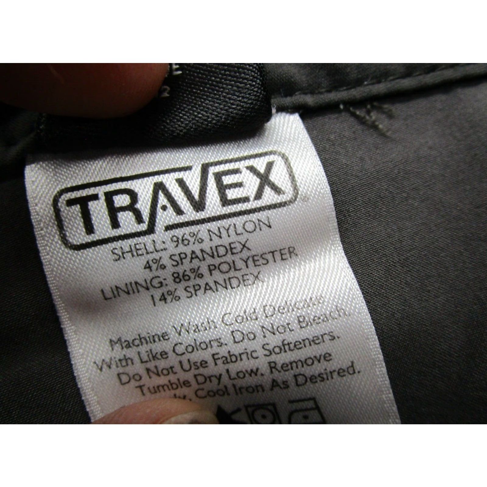 Eddie Bauer Eddie Bauer Women's A Line Nylon Travex Skirt Skort SZ 12 Stretch Outdoor Hiking Gray Denim Pattern Solid Knee Length Casual Men? Size 34" / US 12 / IT 48 - 3 Thumbnail