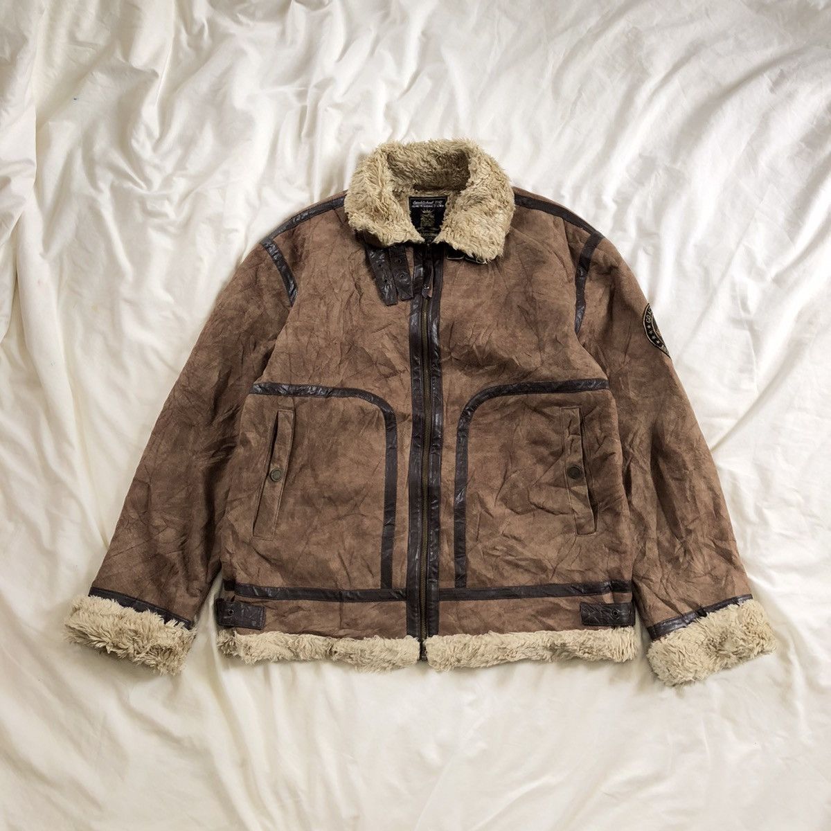 Japanese Brand KISSMARK Type B 3 Shearling Jacket Size US L / EU 52-54 / 3 - 1 Thumbnail
