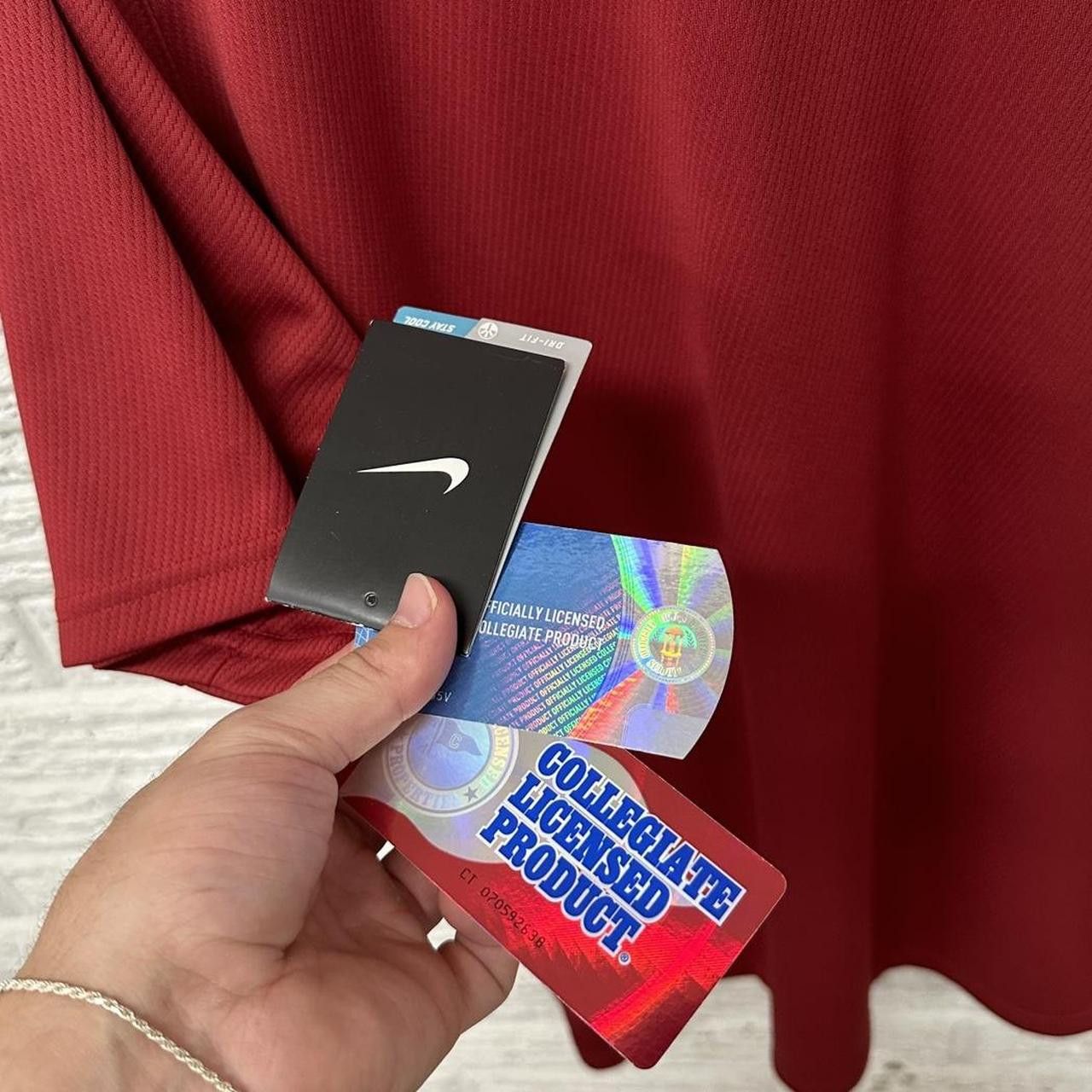 Nike New With Tags Nike Alabama Crimson Tide Dri Fit Collared L Size US L / EU 52-54 / 3 - 5 Thumbnail