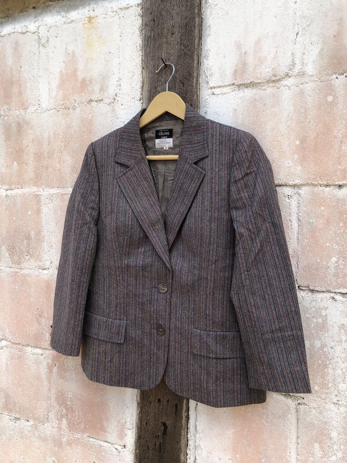 Celine Celine Blazer Nice Design Size S / US 4 / IT 40 - 3 Thumbnail