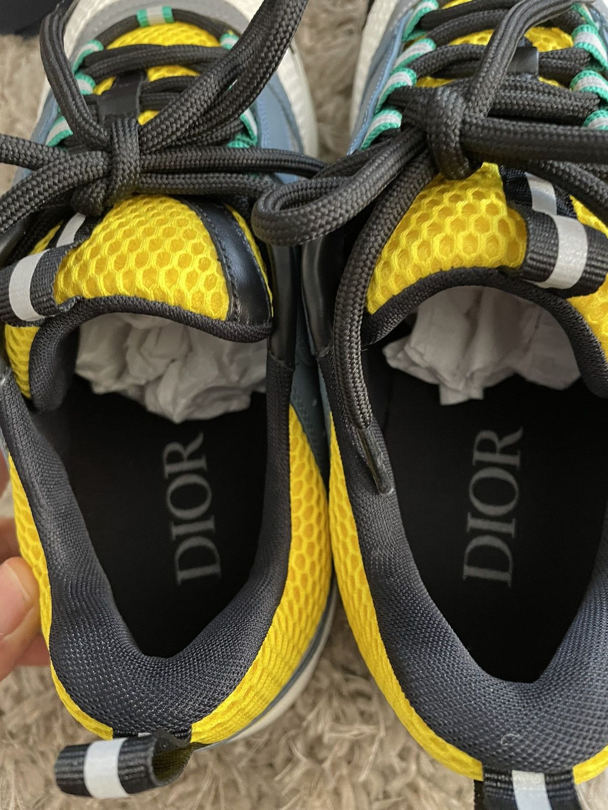 Dior Dior B22 Blue Yellow Size US 11 / EU 44 - 8 Thumbnail