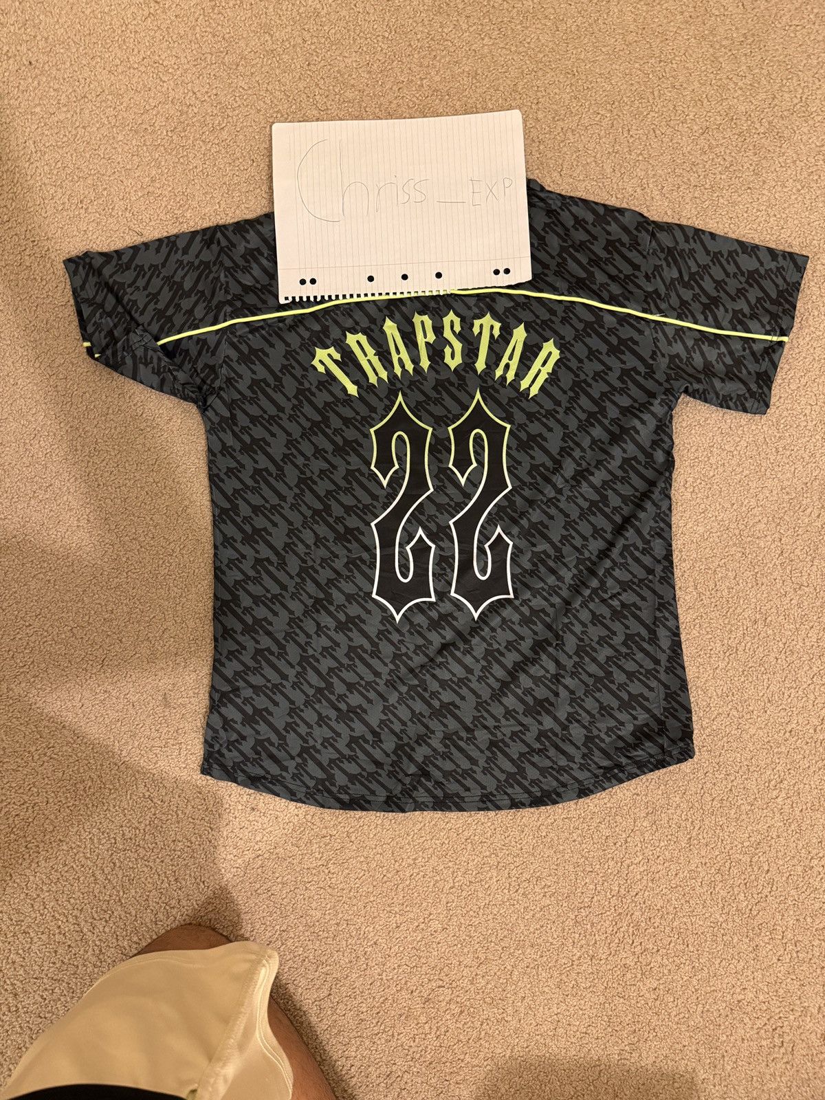 Trapstar London Trapstar Football Jersey Black/Lime Size US M / EU 48-50 / 2 - 2 Thumbnail
