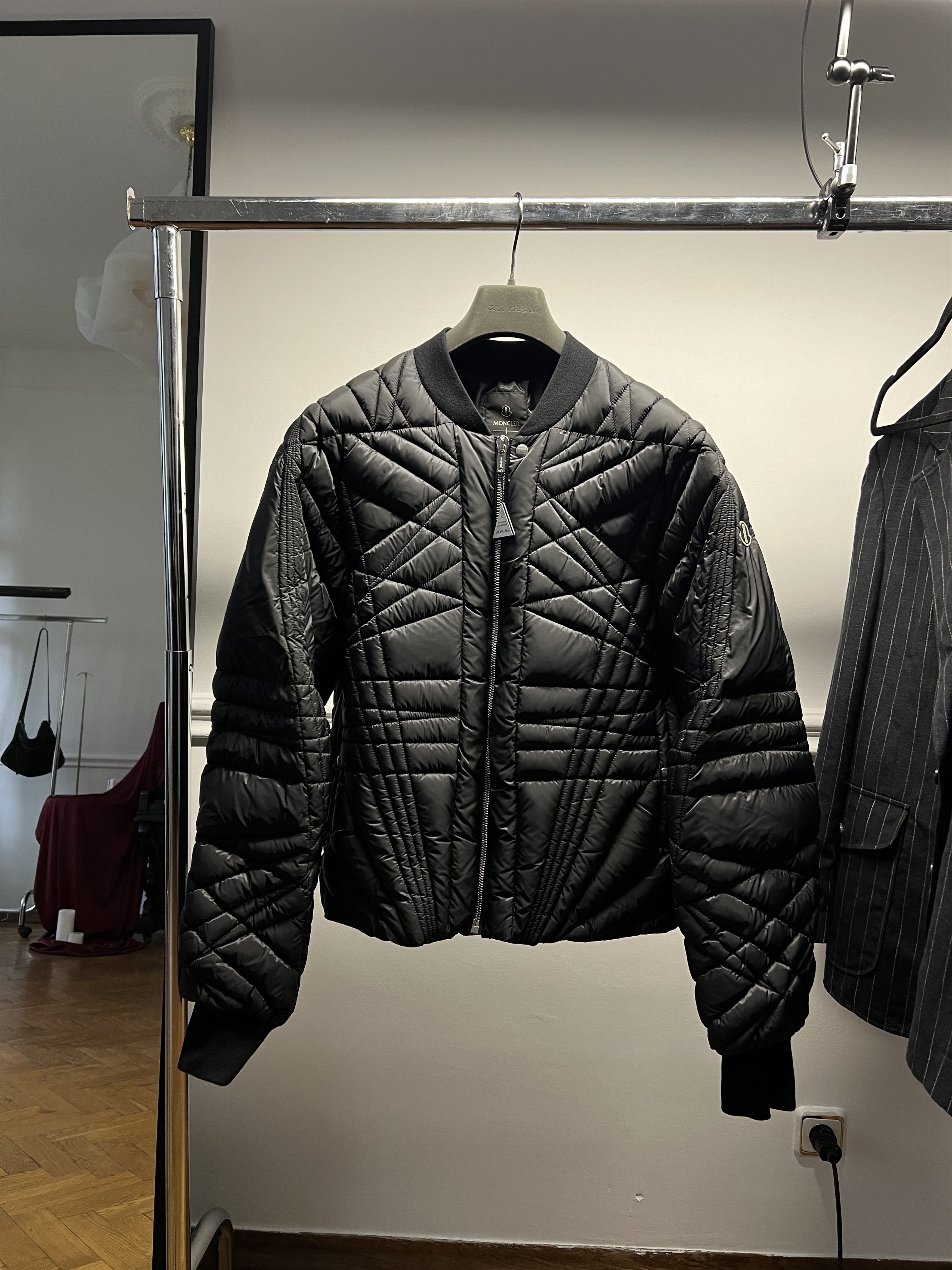 Moncler × Rick Owens RICK OWENS MEGAPENTA FLIGHT JACKET Size US L / EU 52-54 / 3 - 2 Thumbnail