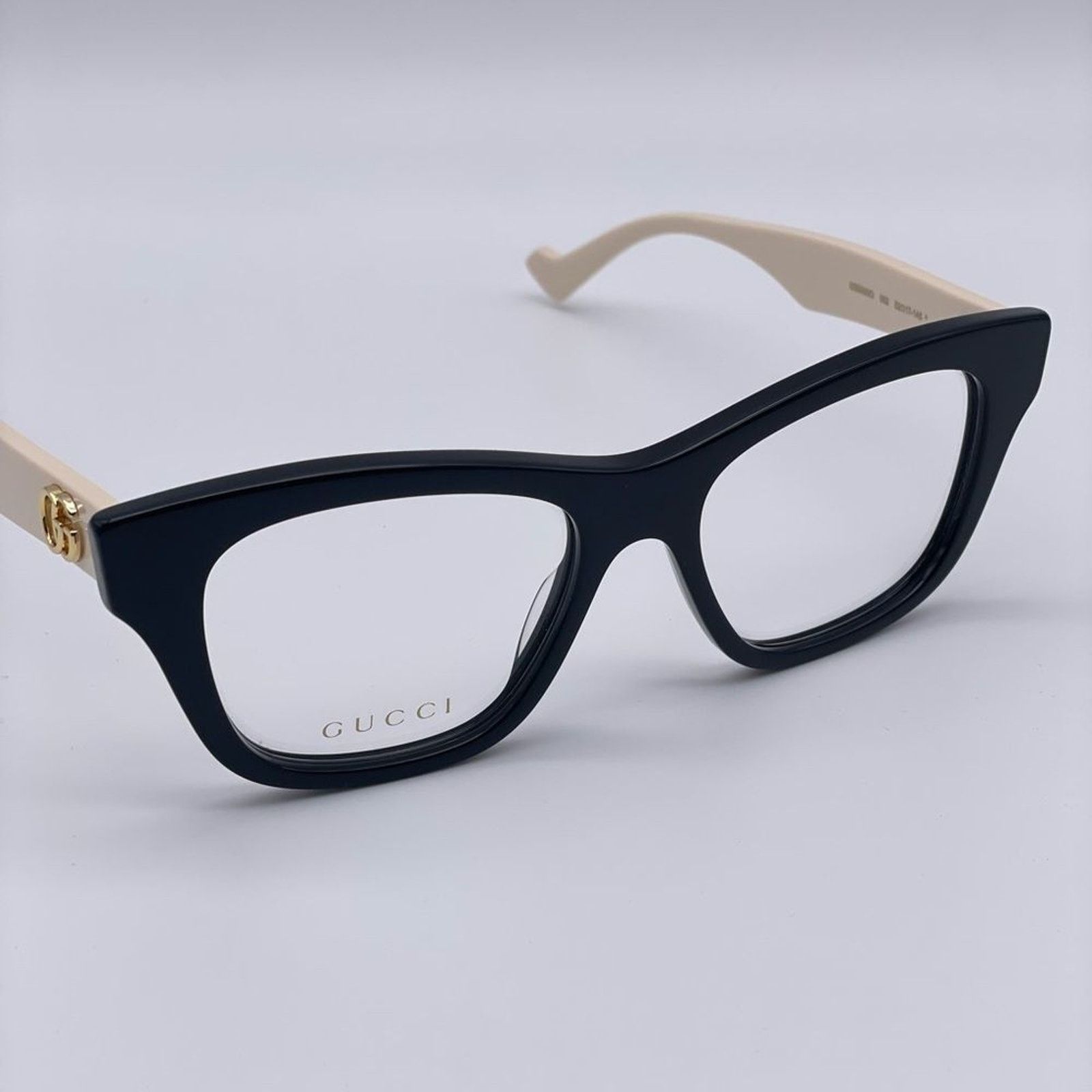 Gucci BRAND NEW GUCCI GG0999O 002 Black/White Transparent Women Size ONE SIZE - 2 Thumbnail