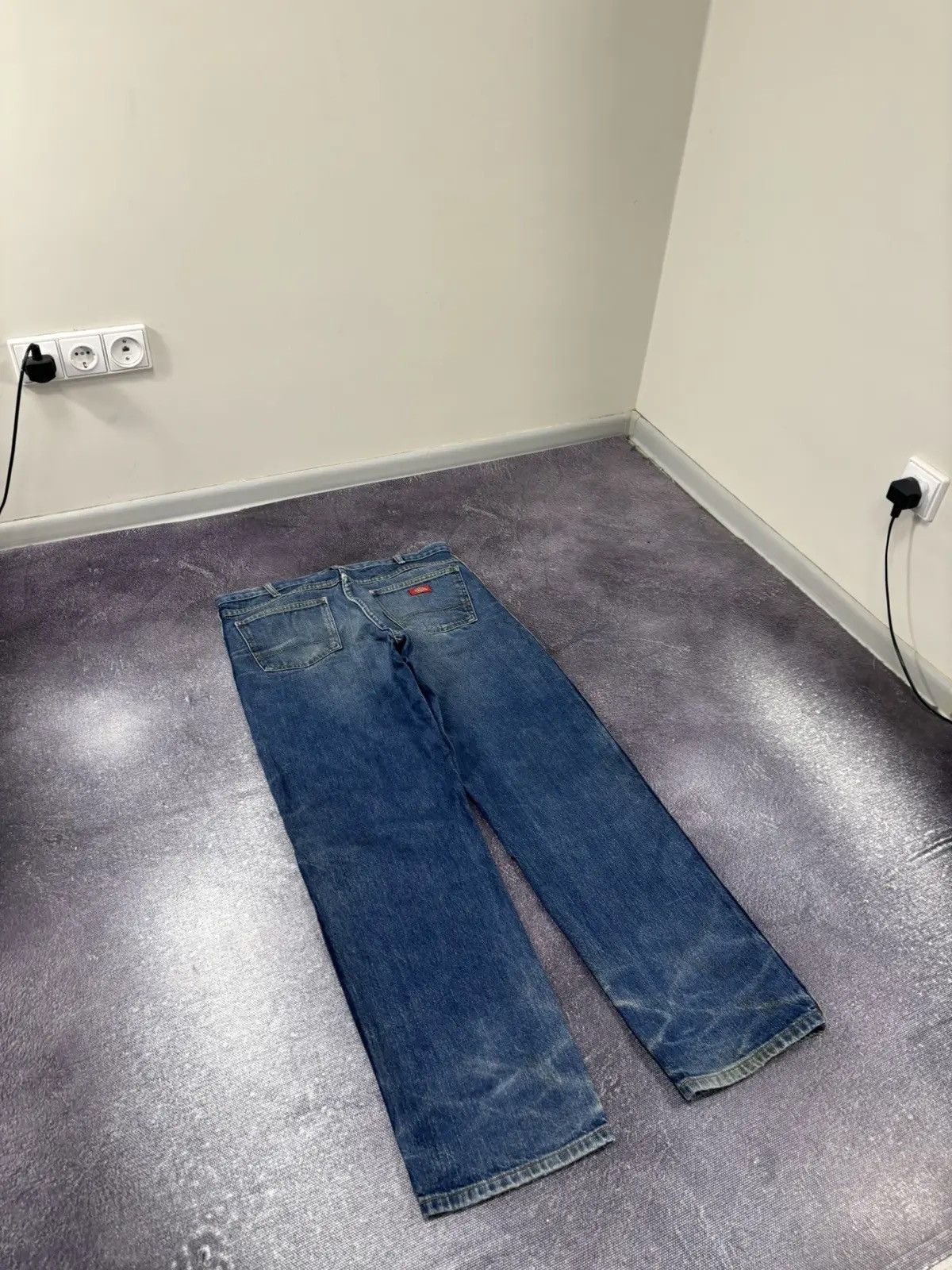 Dickies × Vintage Vintage Dickies Faded Blue Denim Hype Work Baggy Jeans Size US 36 / EU 52 - 3 Thumbnail