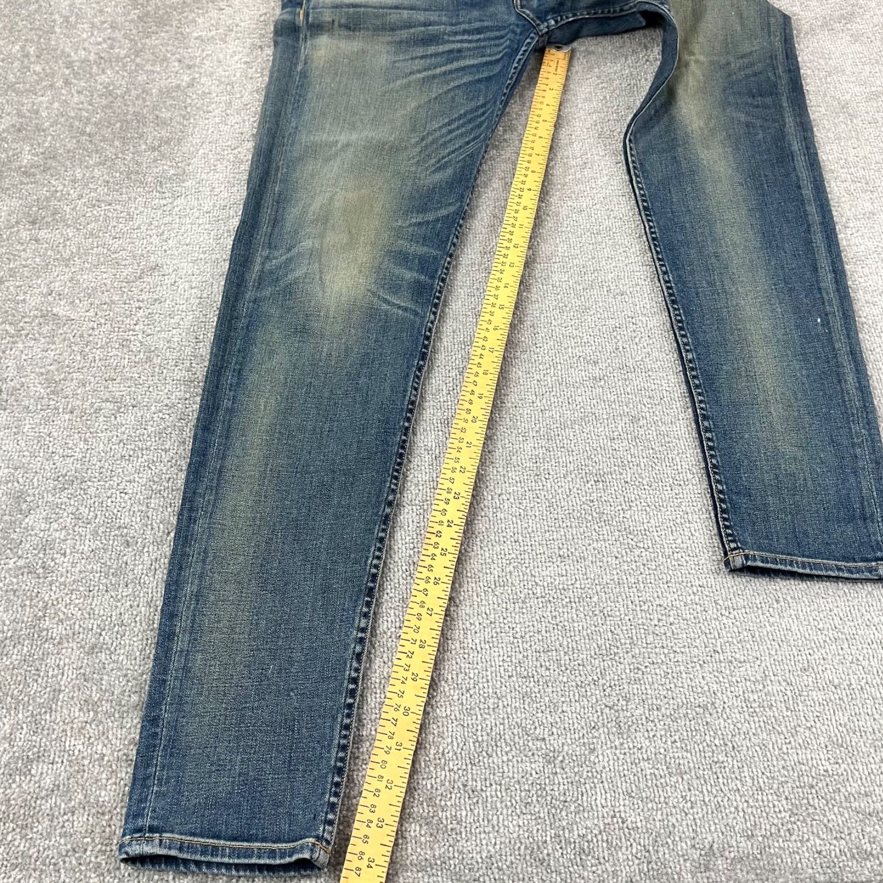 Rag & Bone RAG & BONE Jeans Slim Fit 34x34 Blue Denim Pants Button Fly Mens Size US 34 / EU 50 - 5 Thumbnail
