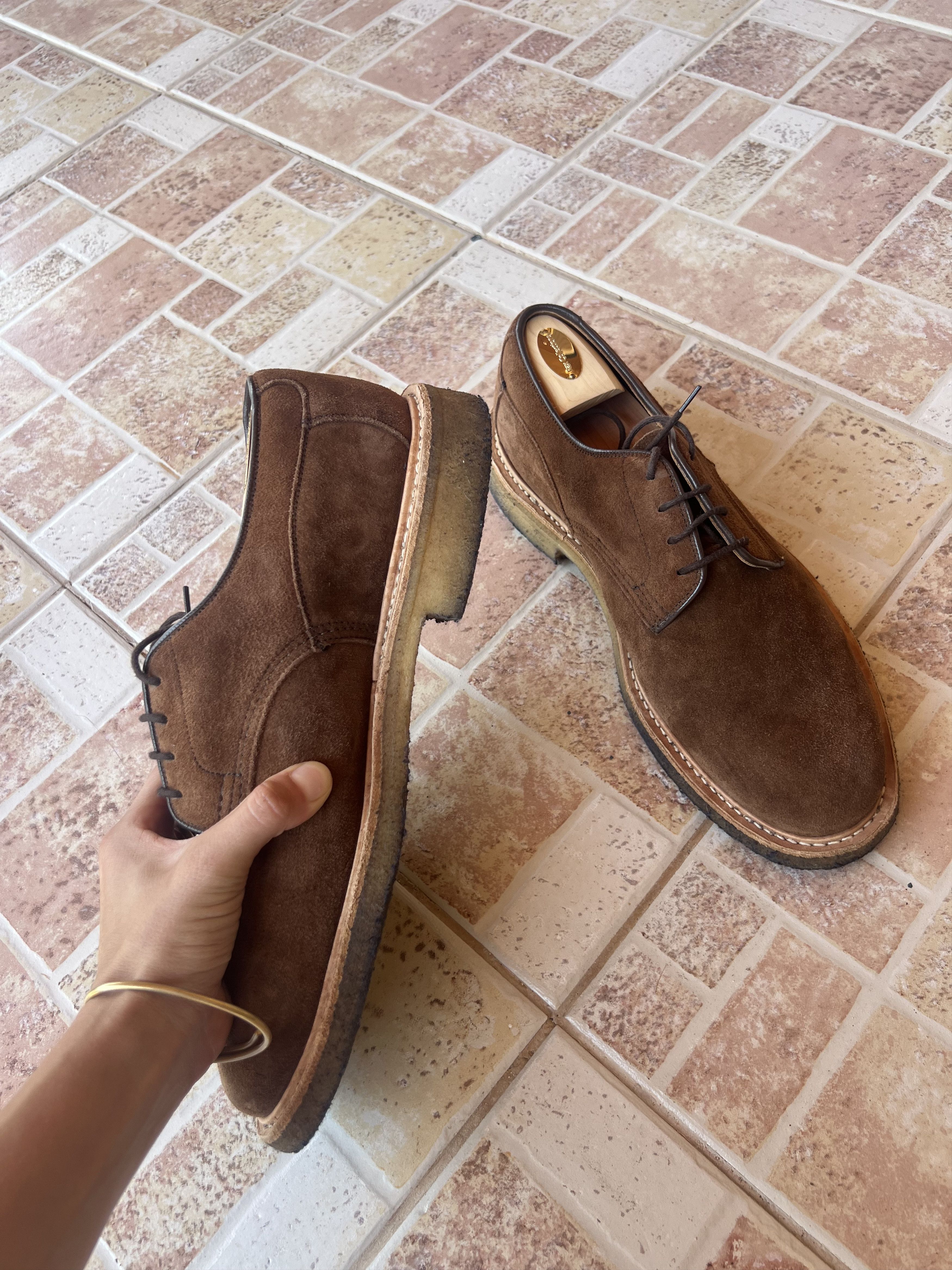 Other Trickers reverse kudu suede derbies Size US 12 / EU 45 - 4 Thumbnail