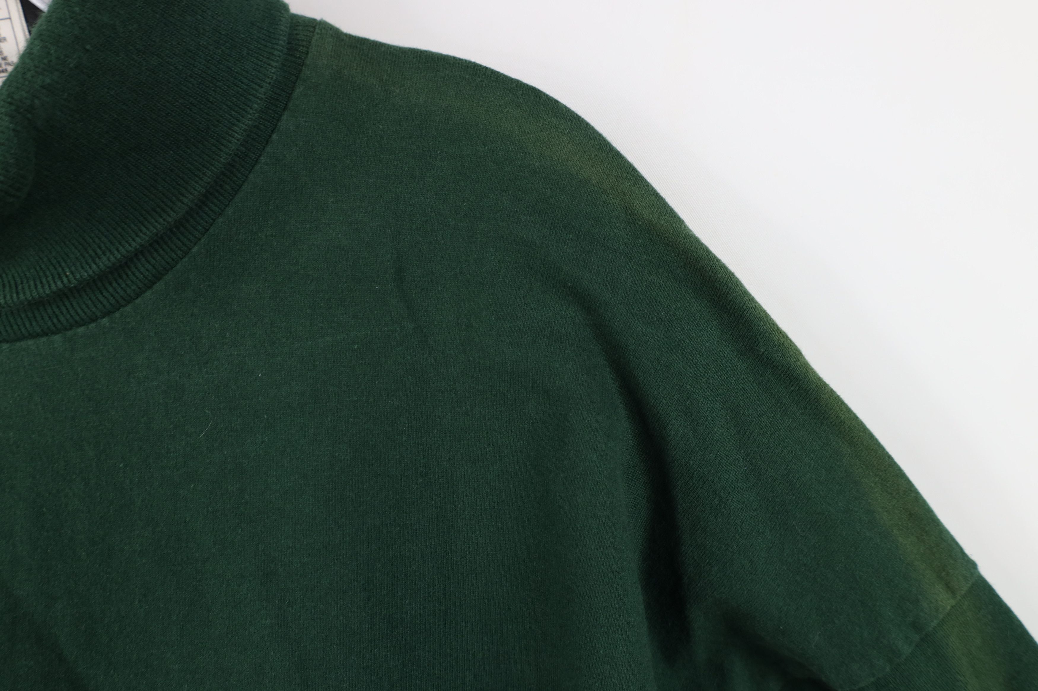 Vintage Vintage 90s Streetwear Heavyweight Turtleneck T-Shirt Green Size US XXL / EU 58 / 5 - 4 Thumbnail
