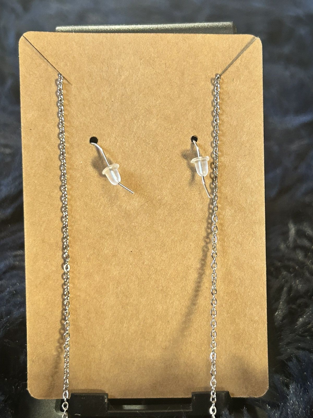 Handmade Handcrafted blue crackle glass pearl necklace set Size ONE SIZE - 3 Thumbnail
