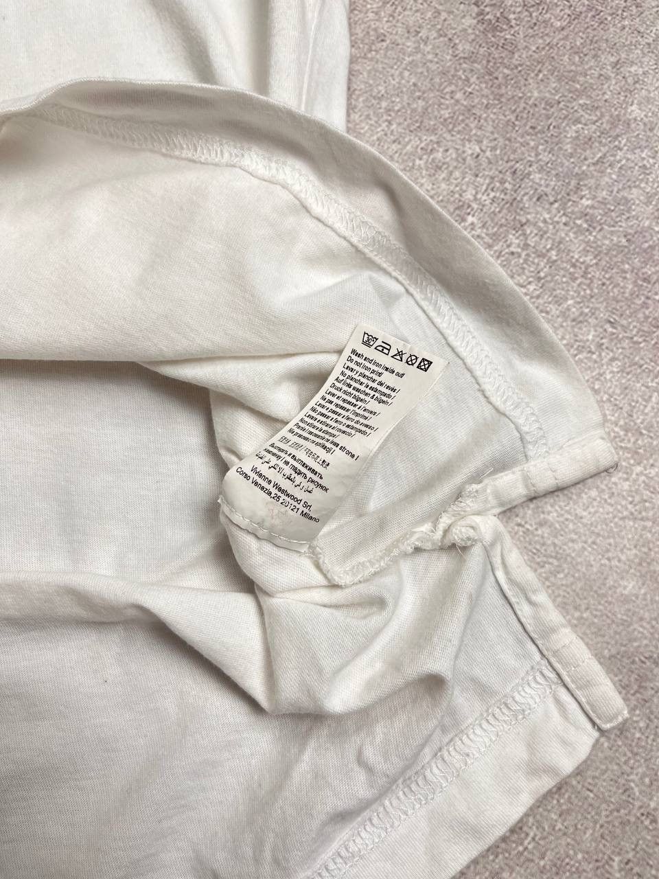 Vintage × Vivienne Westwood Vintage Vivienne Westwood Orb Saturn Logo T-shirt S Size US S / EU 44-46 / 1 - 5 Thumbnail