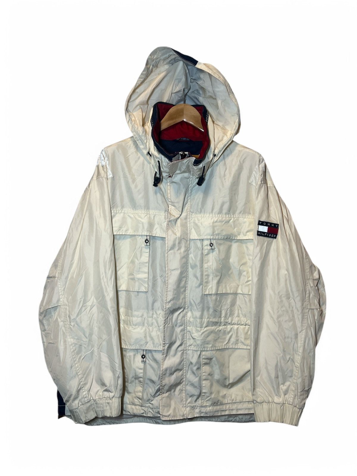 Tommy Hilfiger × Vintage XL Yacht Sailing Balaclava Tech Windbreaker Style Jacket Size US XL / EU 56 / 4 - 2 Thumbnail