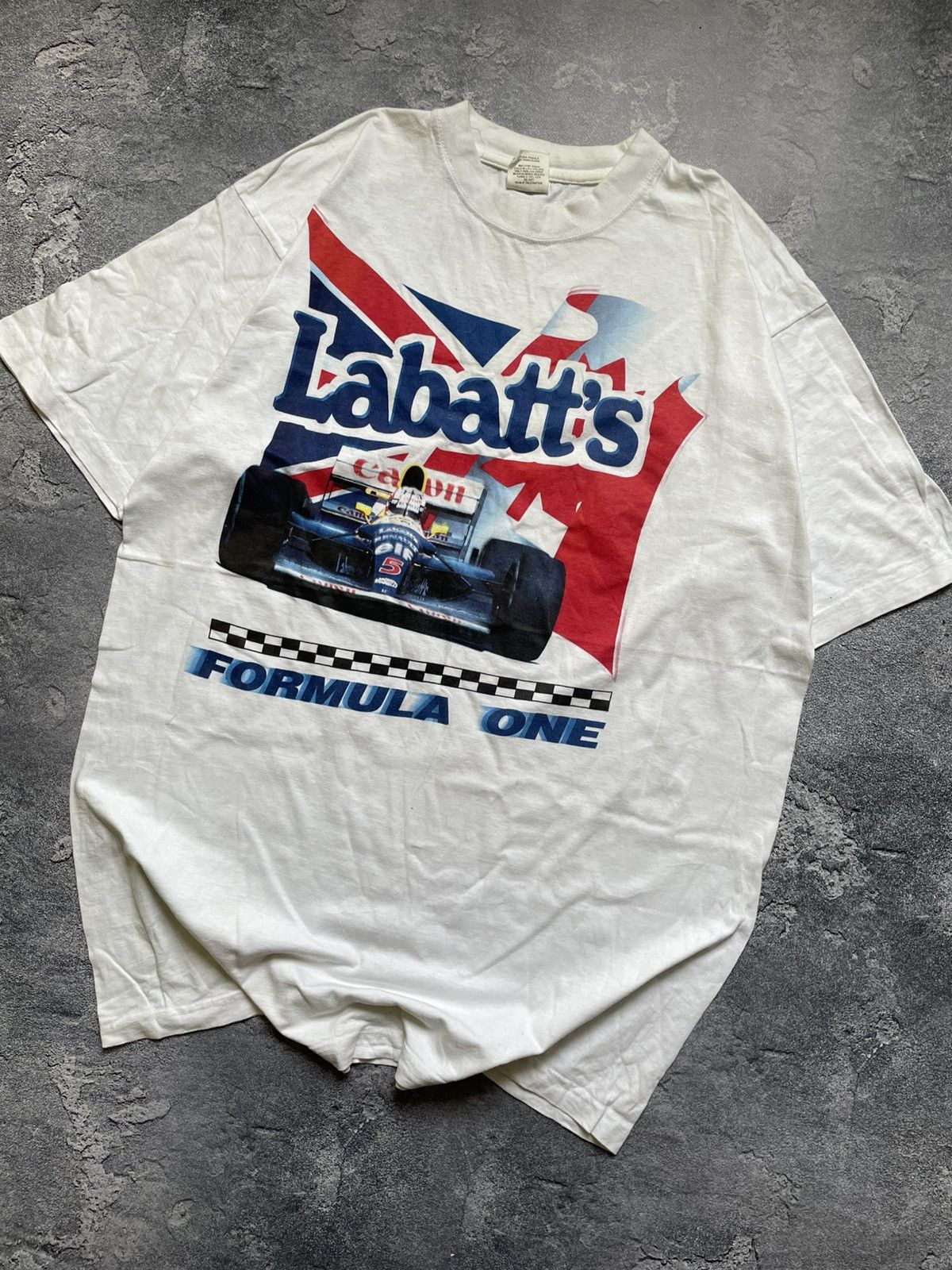 Vintage VTG 1992 BJM Labatts F1 CANON T-SHIRT size XL Size US XL / EU 56 / 4 - 3 Thumbnail
