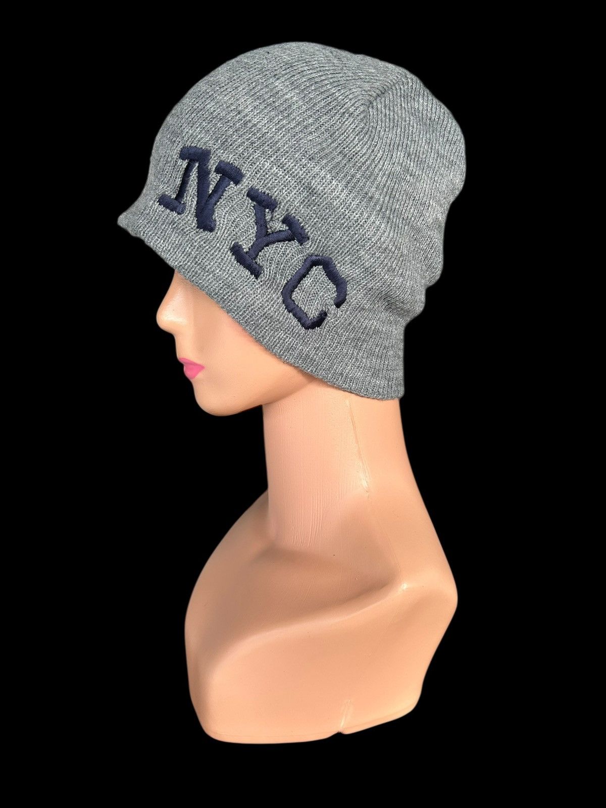Japanese Brand × Stussy × Vintage Vintage Stussy NYC Made in Usa Beanie Hats Size ONE SIZE - 2 Thumbnail