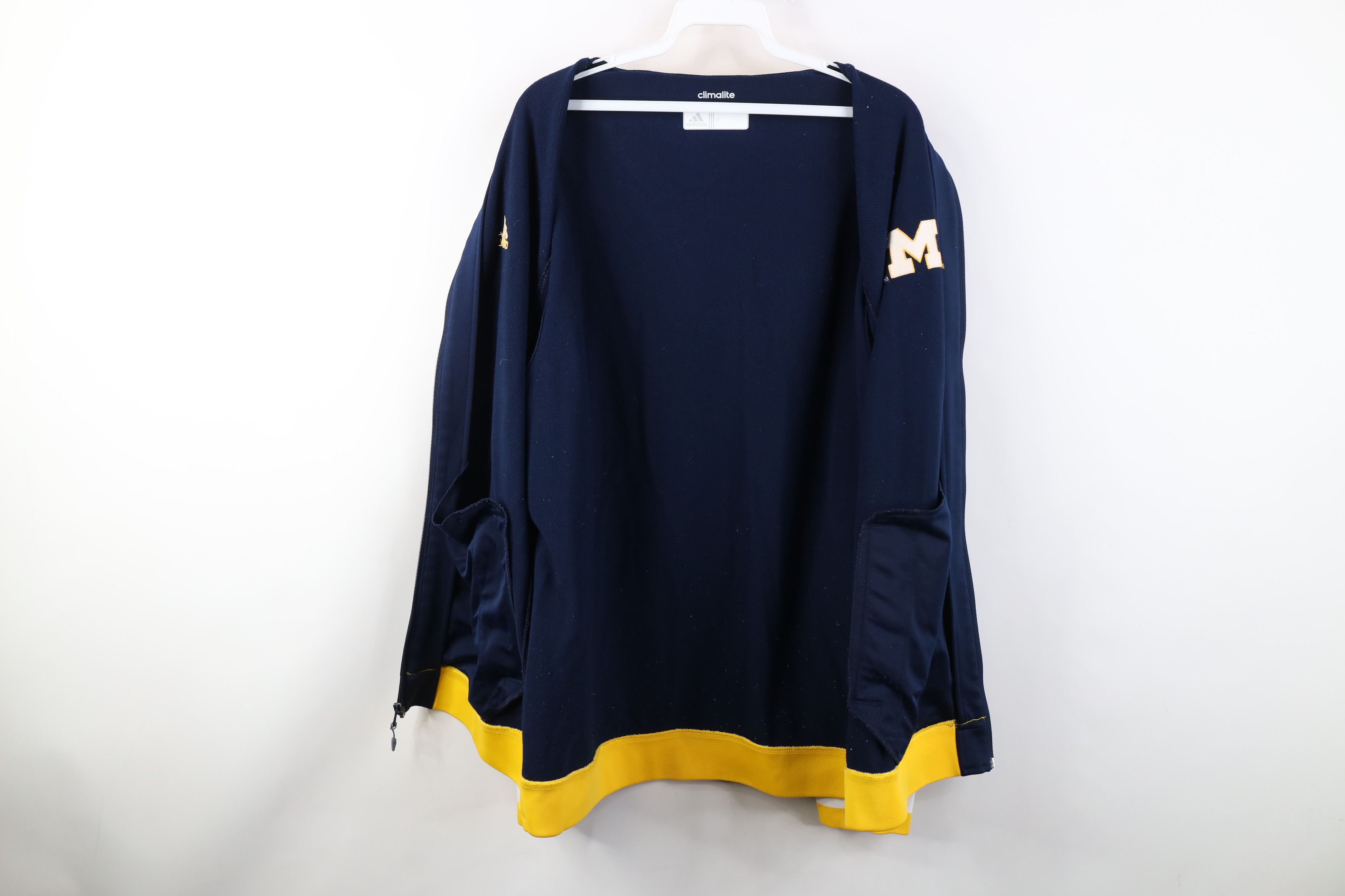 Adidas Adidas University of Michigan Football Track Jacket Blue Size US L / EU 52-54 / 3 - 10 Thumbnail