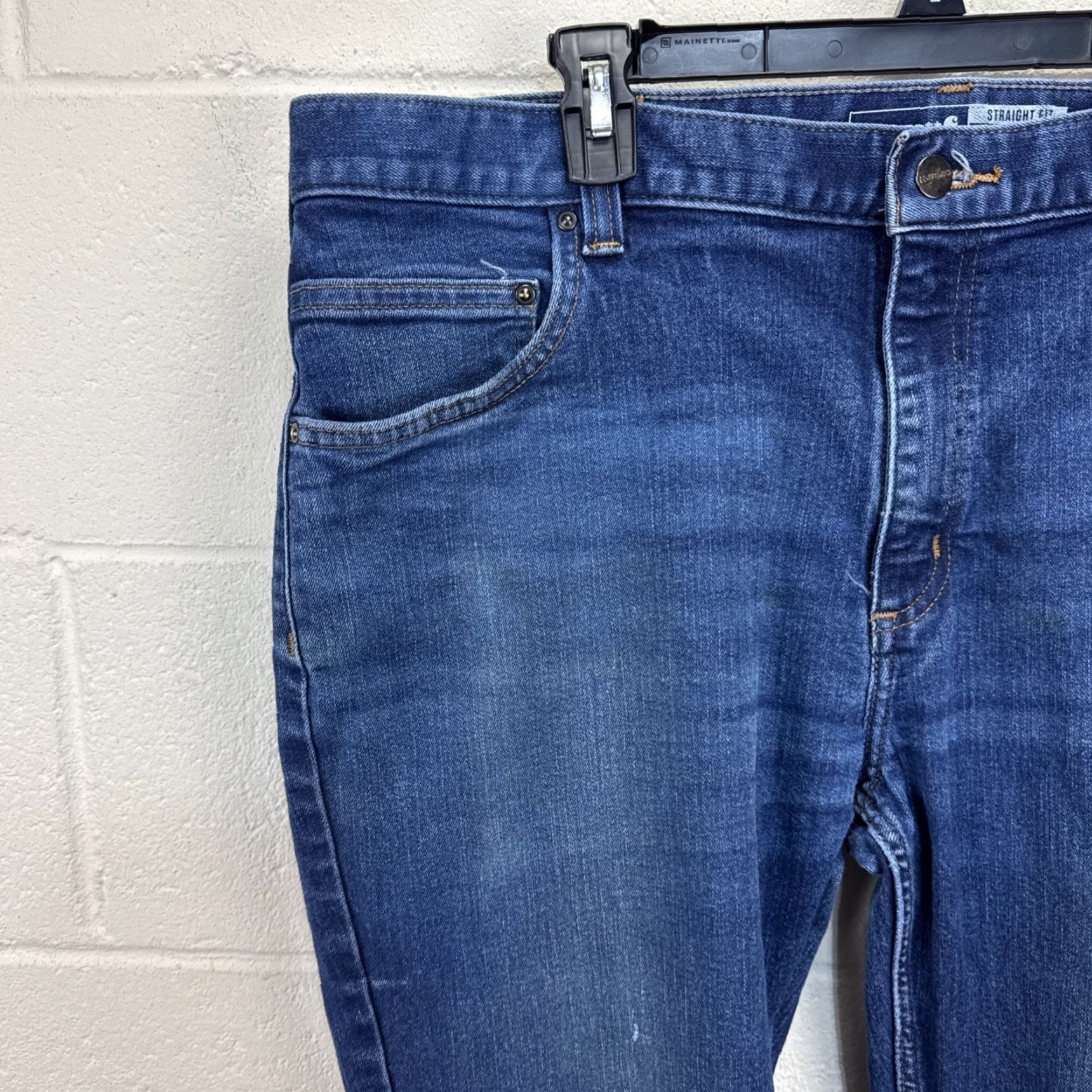 Carhartt Carhartt Jeans Men's 40x32 Force Straight Fit Low Rise 5-Pocket Tapered Blue Size US 40 / EU 56 - 2 Thumbnail