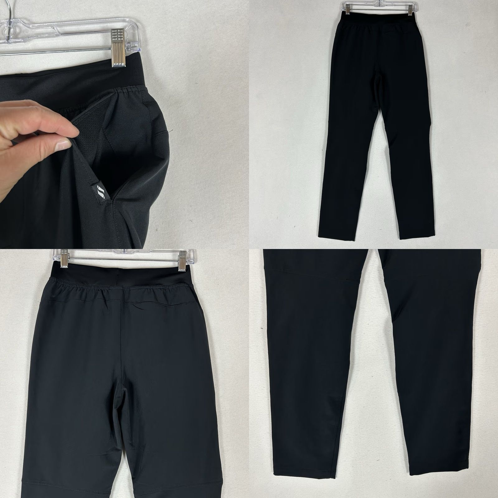 SKECHERS Skechers Sweatpants Mens Size S Black Drawstring Pockets Athletic Joggers Size US 29 - 8 Thumbnail
