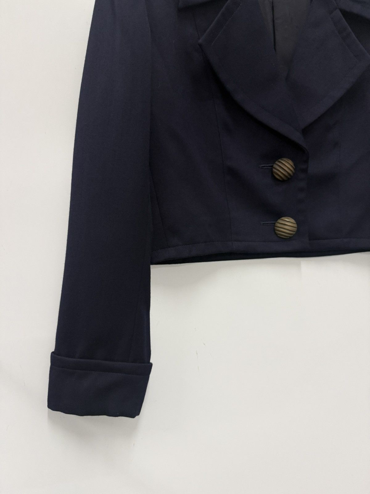 Yves Saint Laurent 🔥 YvesSaintLaurent Croped Single Breasted Coat Jacket - M Size M / US 6-8 / IT 42-44 - 3 Thumbnail