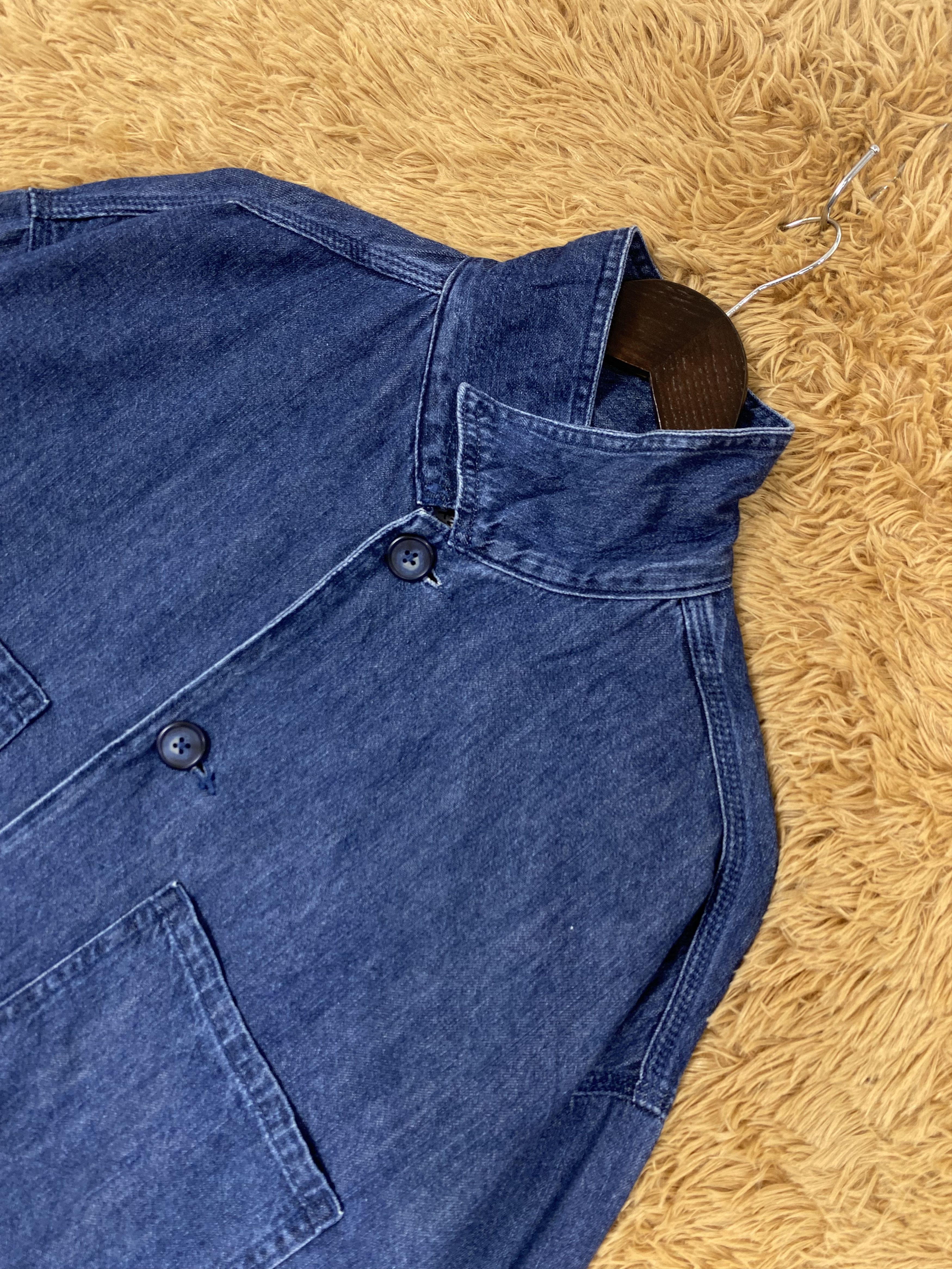 GU × Japanese Brand Vintage GU Denim Jacket Size US S / EU 44-46 / 1 - 2 Thumbnail
