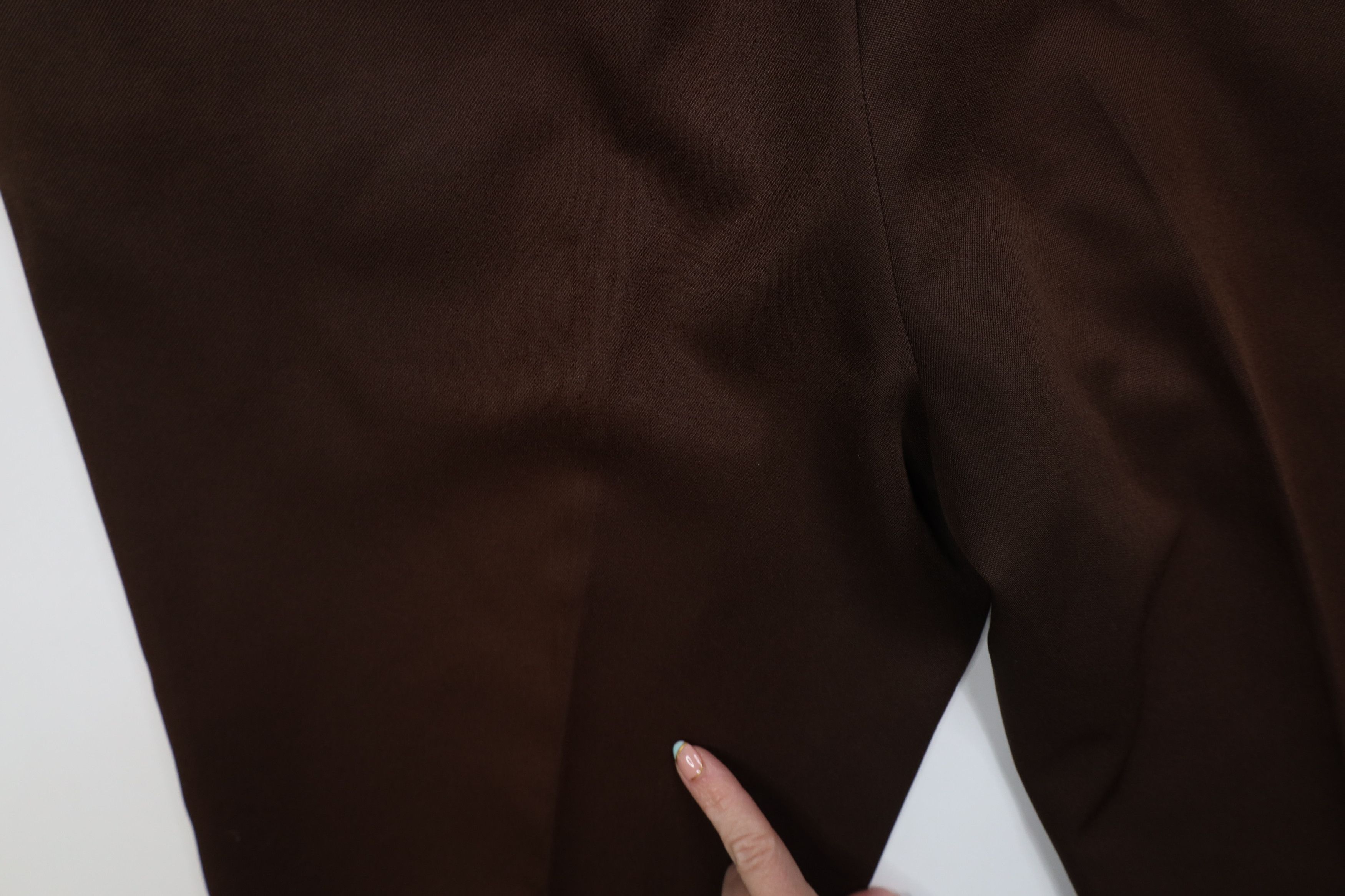 Vintage Vintage 70s Streetwear Flared Wide Leg Chino Pants Brown Size US 38 / EU 54 - 12 Thumbnail