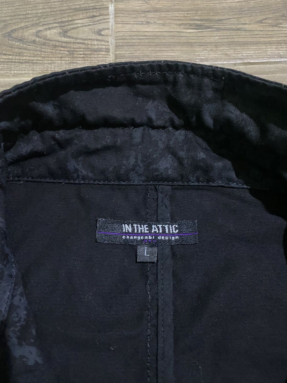 Yasuyuki Ishii IN THE ATTIC CHANGEABI DESIGN PUNK GOTHIC JACKET Size US L / EU 52-54 / 3 - 7 Thumbnail