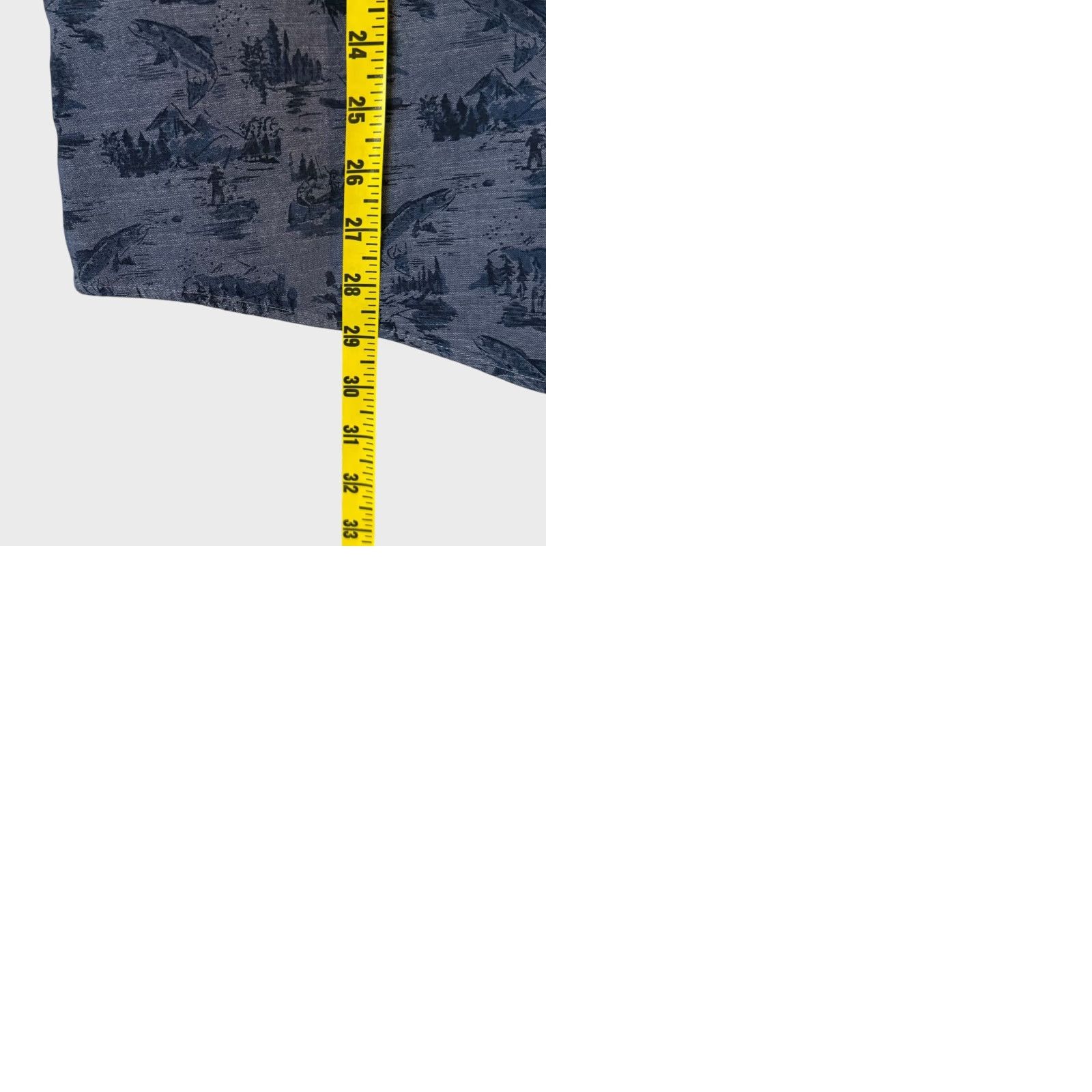 Eddie Bauer Eddie Bauer Button-Up Shirt Blue Men's XL Cotton Outdoor Casual Pockets Short Sleeve 100% Cotton Shirt Size US XL / EU 56 / 4 - 9 Thumbnail