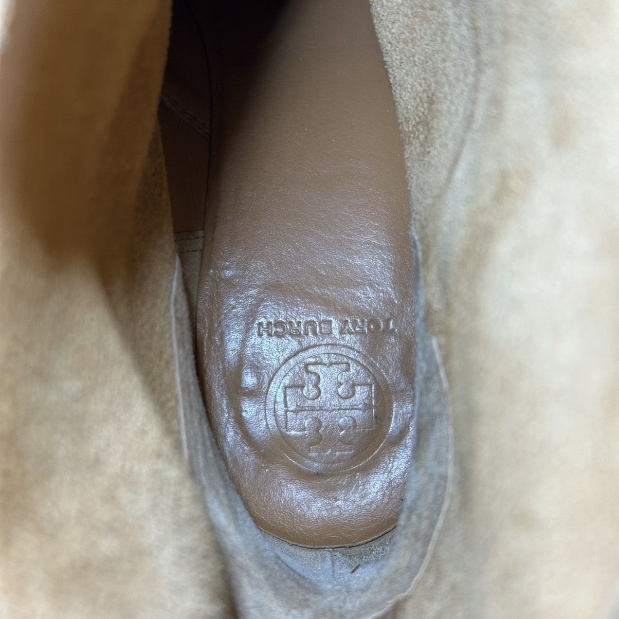 Tory Burch Tory Burch Siena Leather Bootie in Light Tan Size US 8 / IT 38 - 10 Thumbnail