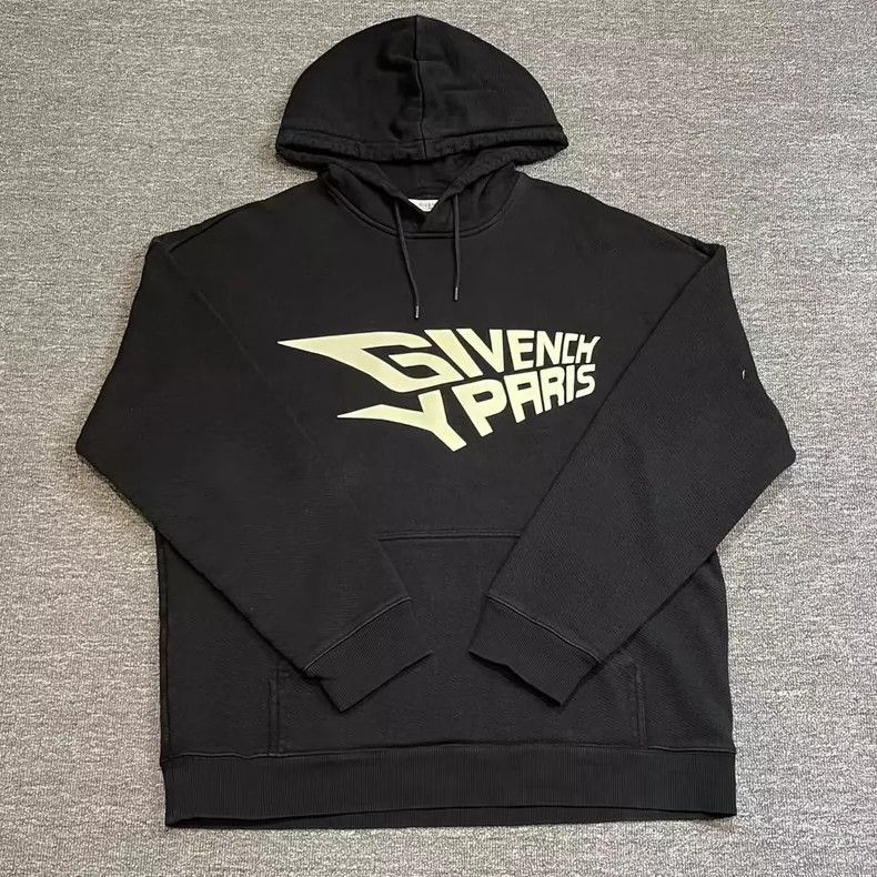 Givenchy Givenchy Black Logo Letter Printed Hoodie Size US XL / EU 56 / 4 - 1 Thumbnail