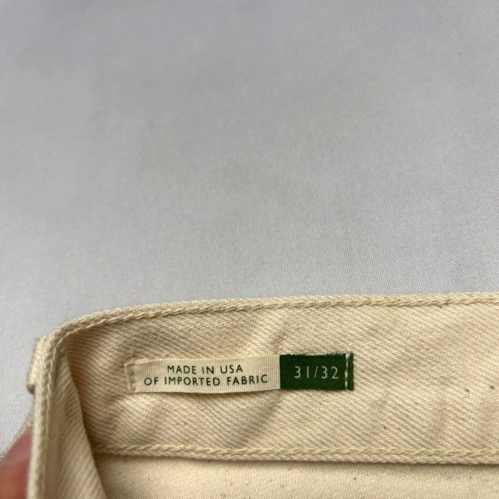 Sid Mashburn Sid Mashburn Jean Straight 31x32 Natural Rinse Denim Mens Size US 31 - 5 Thumbnail