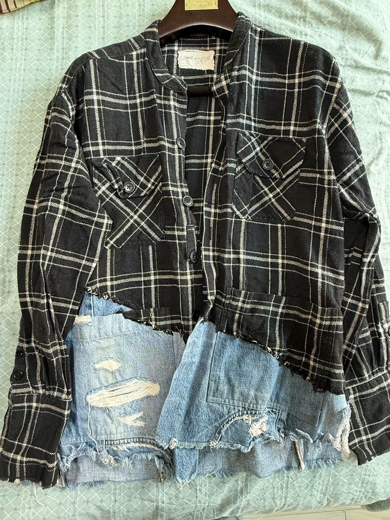 Greg Lauren greg laurenSplicing denim jacket 2505-Nextarrow Size US M / EU 48-50 / 2 - 1 Thumbnail