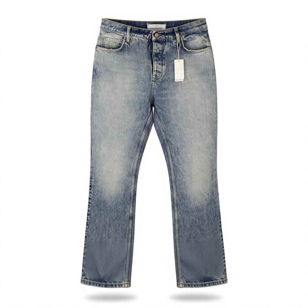 Guess GUDL W32/L32 Blue Whiskers Bootcut Button Fly 87828 Size US 32 / EU 48 - 1 Thumbnail