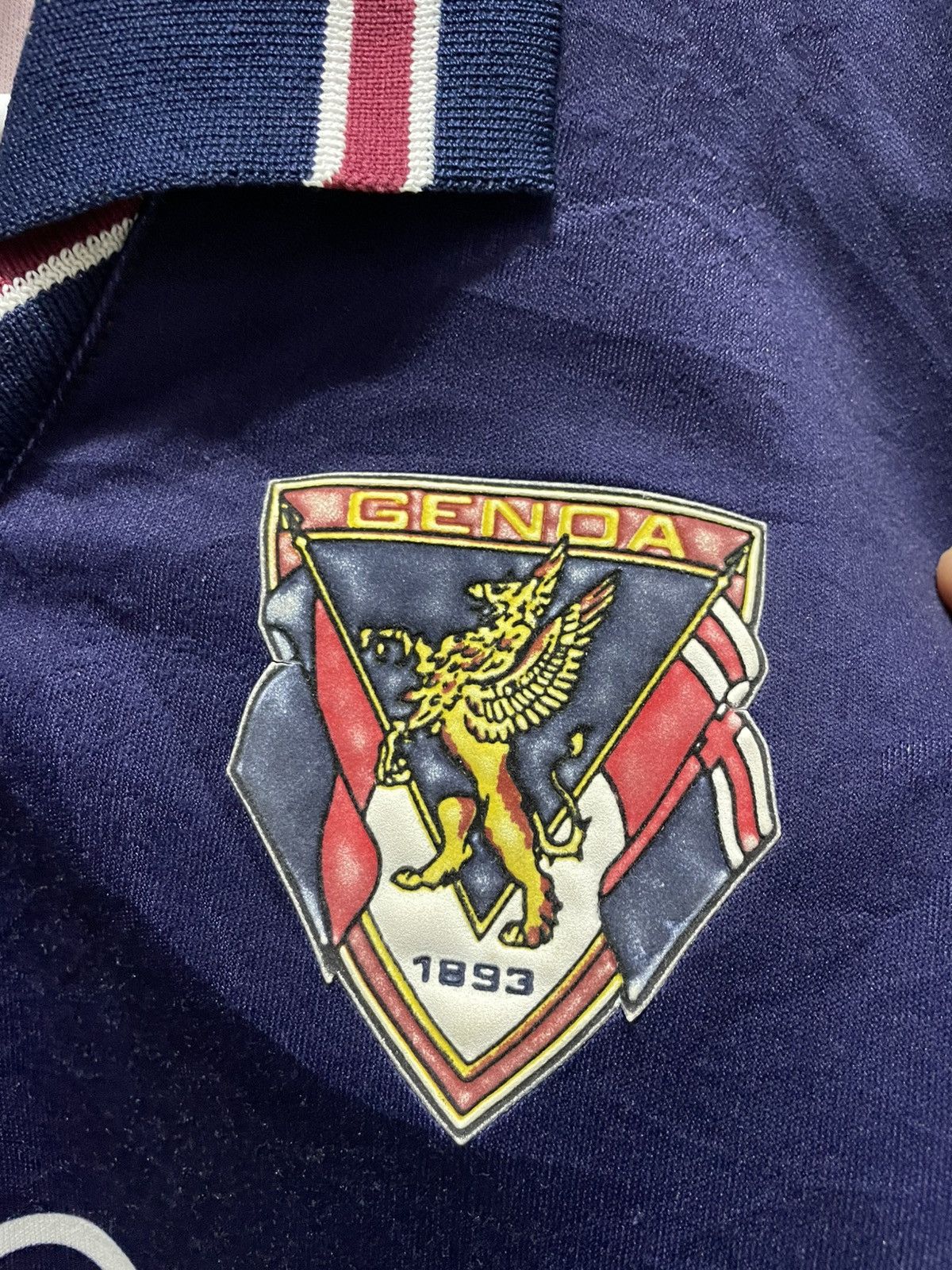 Vintage 1994 Genoa CFC Home jersey Size US L / EU 52-54 / 3 - 5 Thumbnail