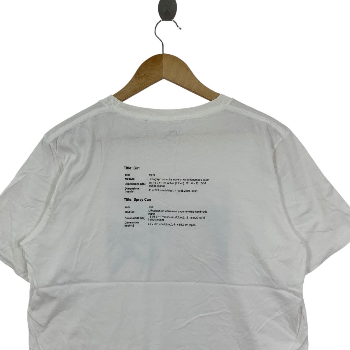 Uniqlo ROY LICHTENSTEIN x UNIQLO Girl Spray Can Pop Art Tee Shirt Size US XL / EU 56 / 4 - 6 Thumbnail
