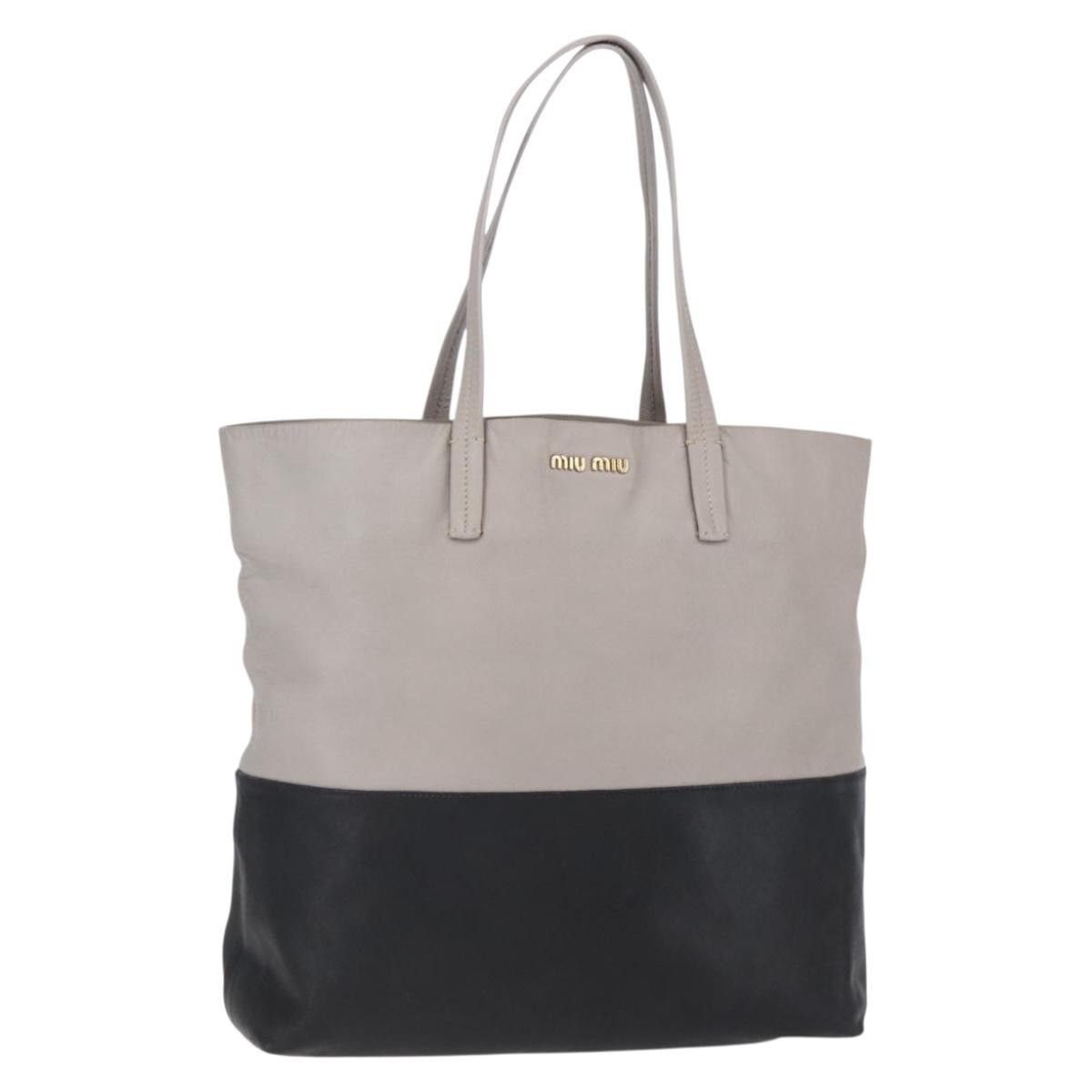 Miu Miu Miu Miu Vintage Tote bag Leather Size ONE SIZE - 1 Thumbnail
