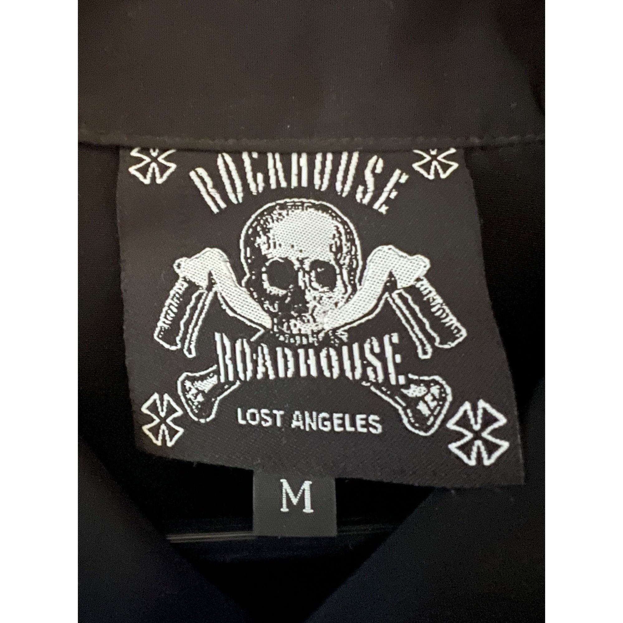 Vintage Rockhouse Roadhouse LA Mens Black Graphic Skulls Flames Butt Size US M / EU 48-50 / 2 - 5 Thumbnail