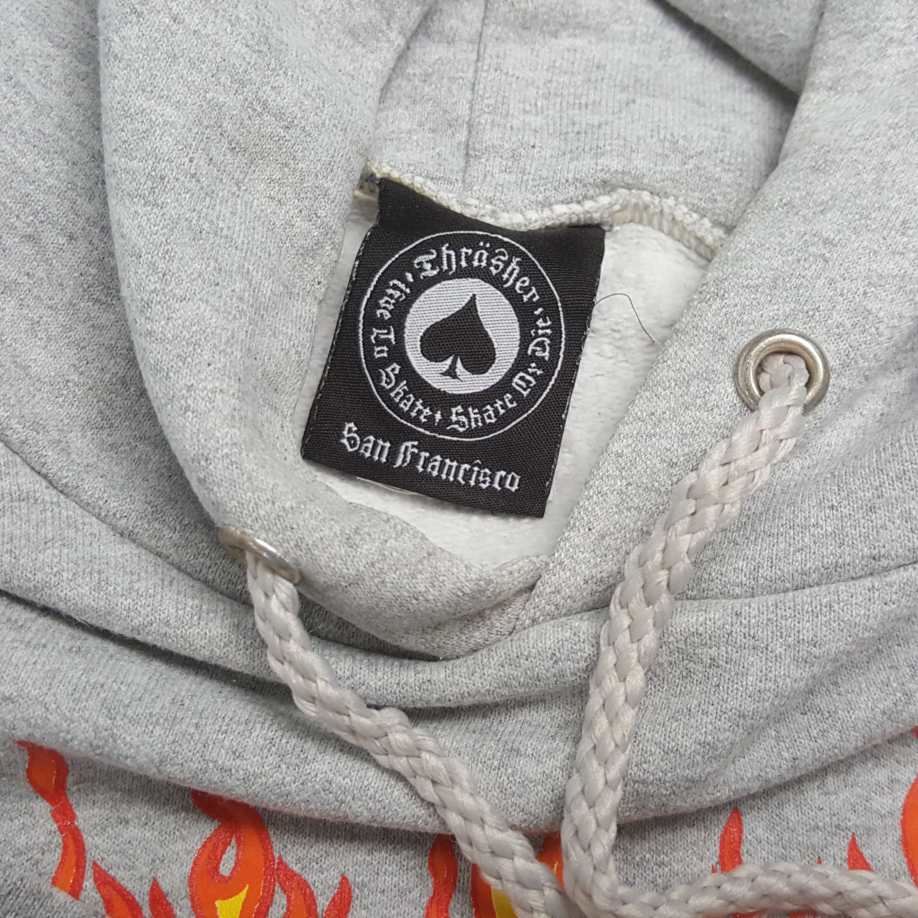 Thrasher × Vintage THRASHER Magazine Streetwear Skateboard Style Hoodies Size US M / EU 48-50 / 2 - 9 Thumbnail