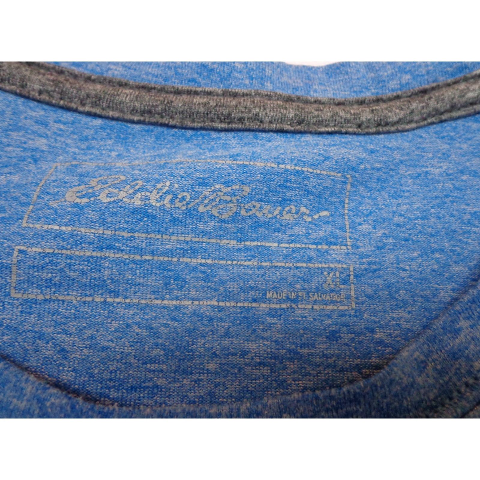 Eddie Bauer Eddie Bauer T-Shirt Mens XL Blue Polyester Activewear Size US XL / EU 56 / 4 - 4 Thumbnail
