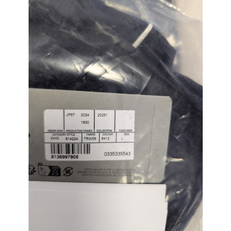 Balenciaga o1rshd1 Layered Kuroki Denim Jeans in Midnight Black Size US 34 / EU 50 - 23 Thumbnail