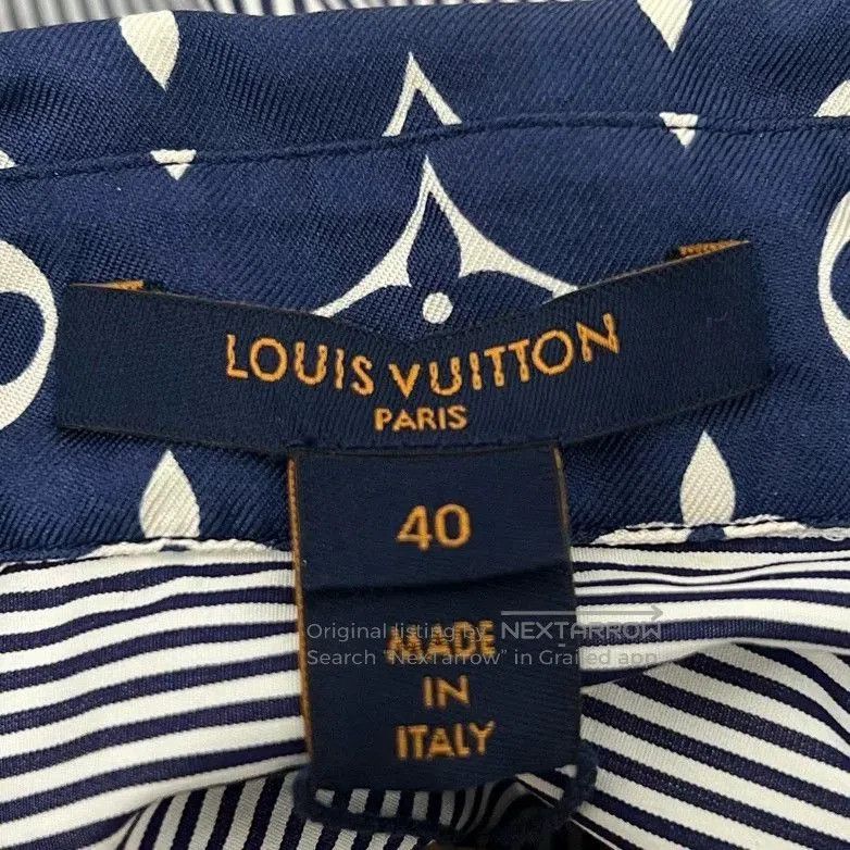 Louis Vuitton Louis Vuitton Striped Logo Shirt. Size US XXS / EU 40 - 4 Thumbnail