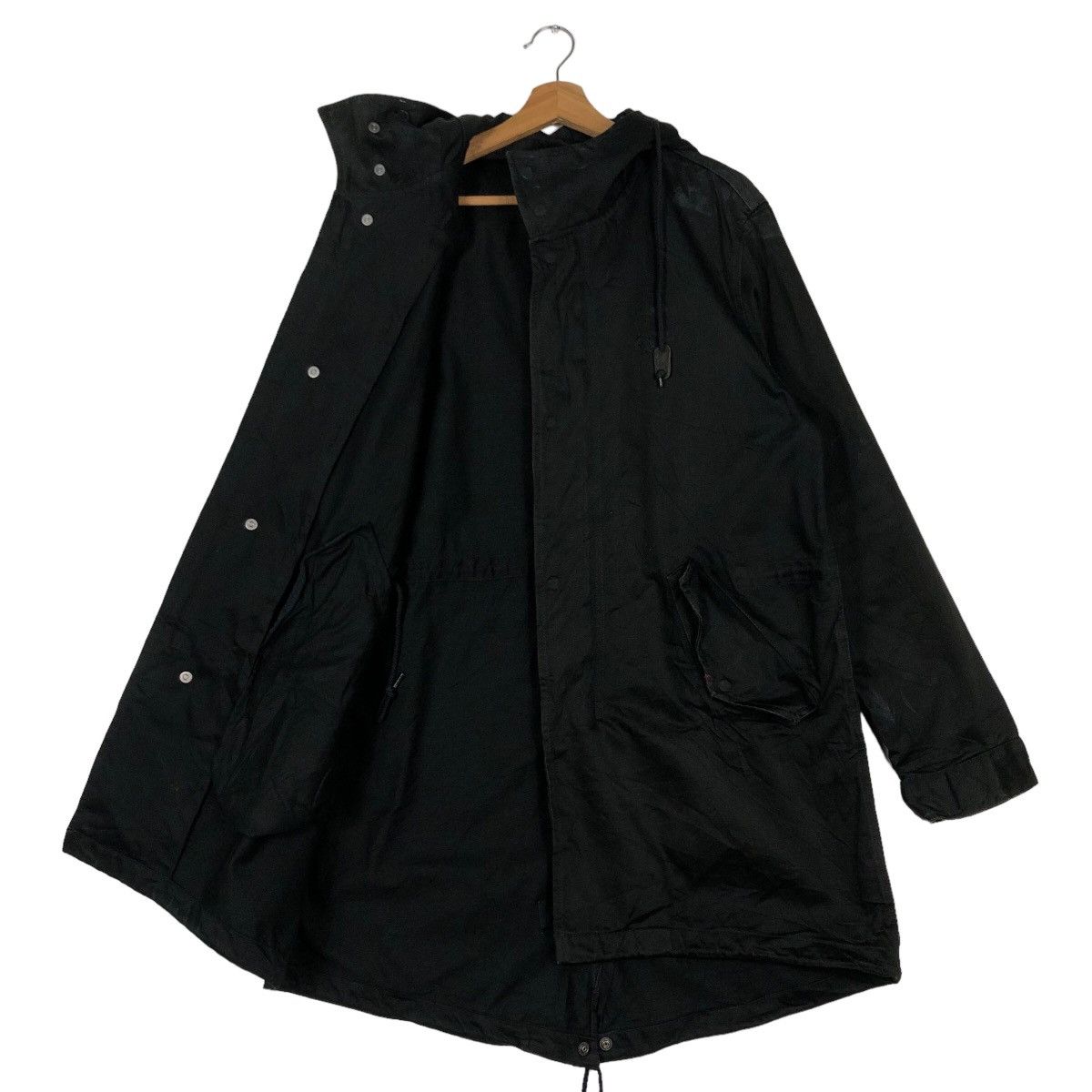 Fred Perry 🔥90’s Vintage Parka Jacket Fish Tail Black Fred Perry Size US M / EU 48-50 / 2 - 9 Thumbnail