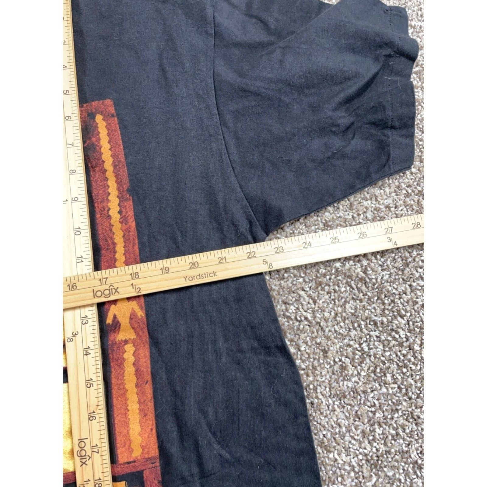 Vintage Vintage 1995 Winterland Aaron Tippin T-Shirt Adult XL Black Retro Music Graphic Tee Men Size US XL / EU 56 / 4 - 6 Thumbnail